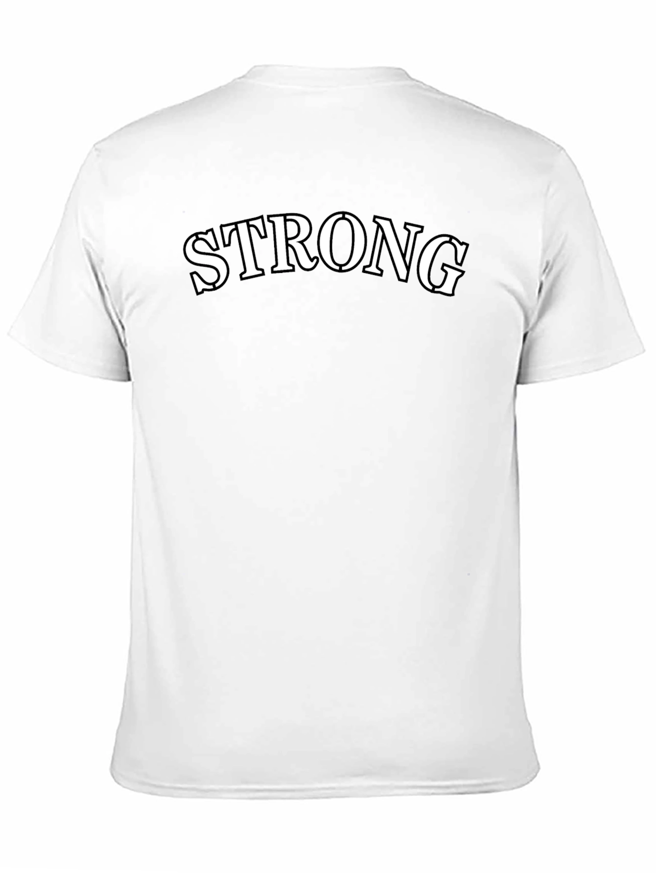 Black Men's Black STRONG Graphic Tee - Short Sleeve view 11