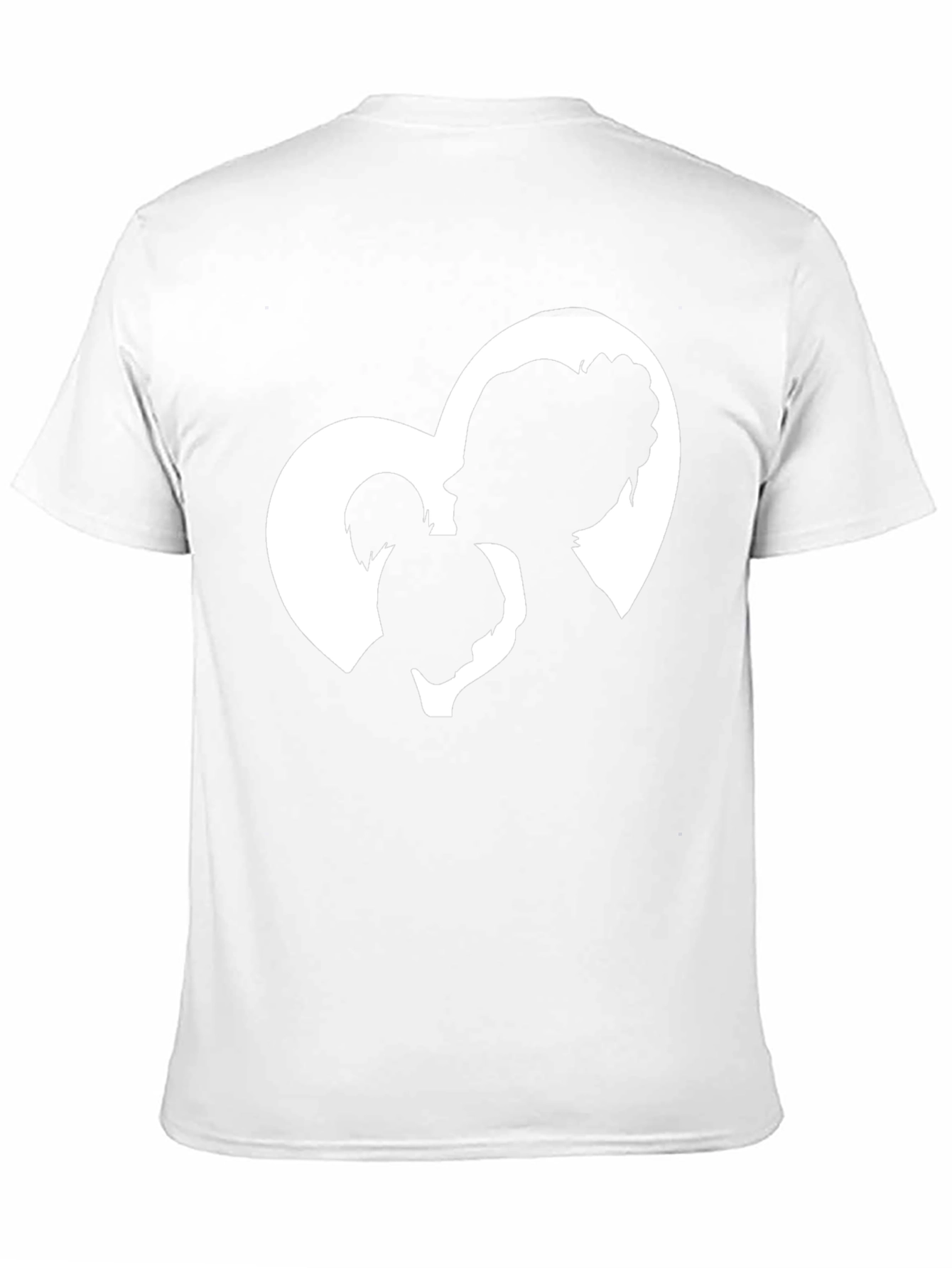 Black Mother & Daughter Heart Graphic T-Shirt view 11