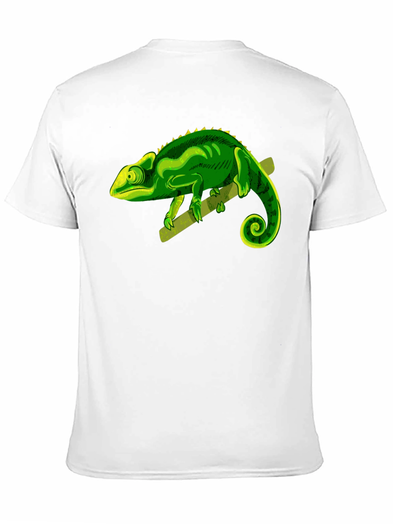 Black Chameleon Graphic Print T-Shirt view 11