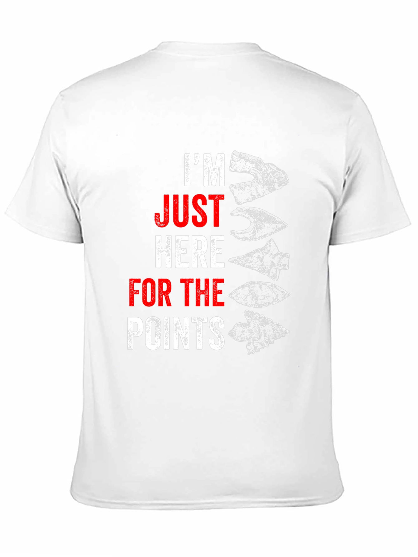 Black I'm Just Here For The Points T-Shirt view 11