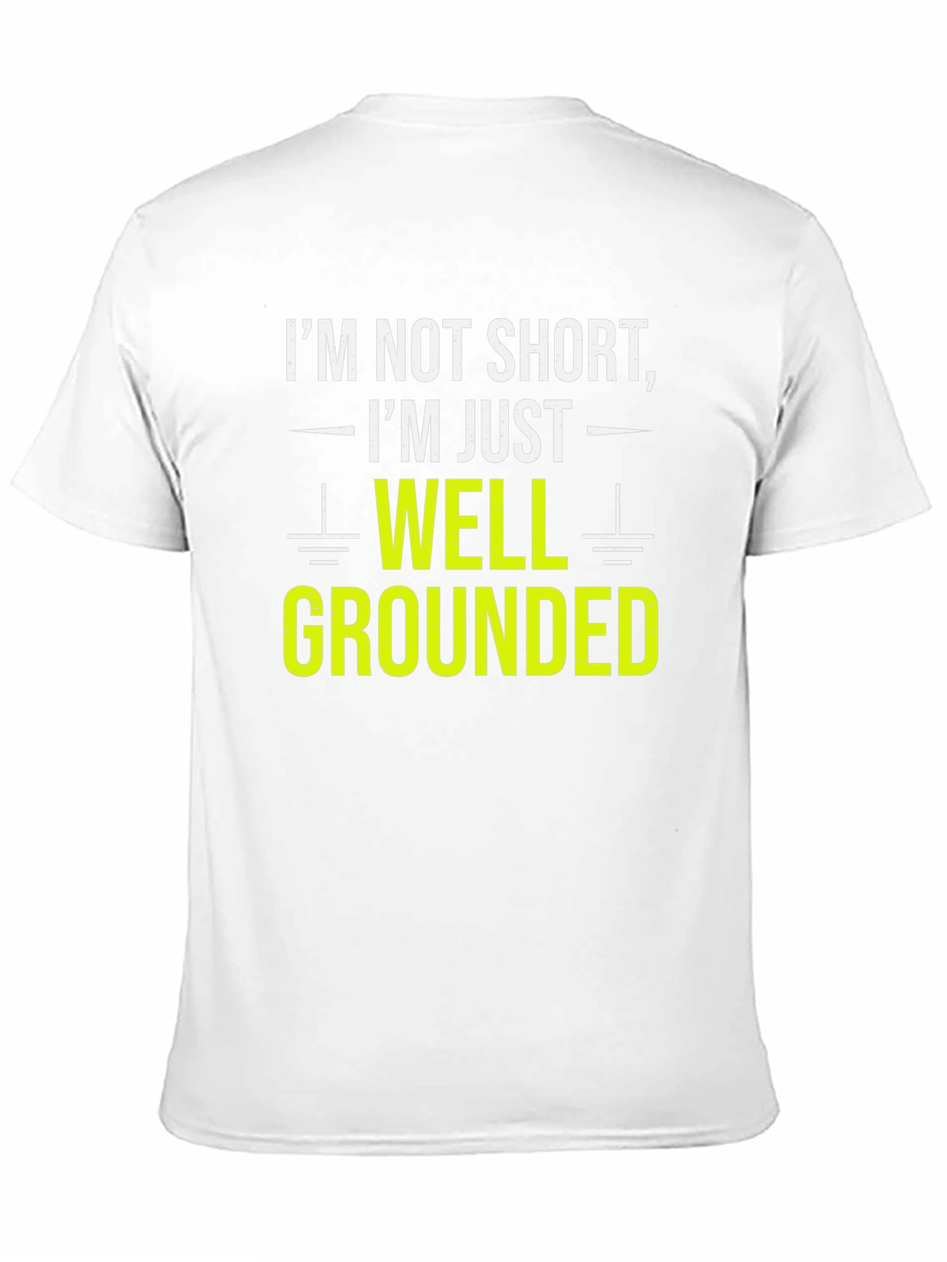 Black Funny Grounded T-Shirt - Humor Tee for Men view 11