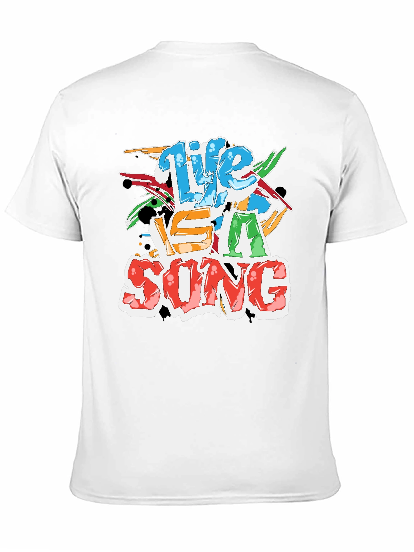 Black Life Is A Song Black T-Shirt view 11