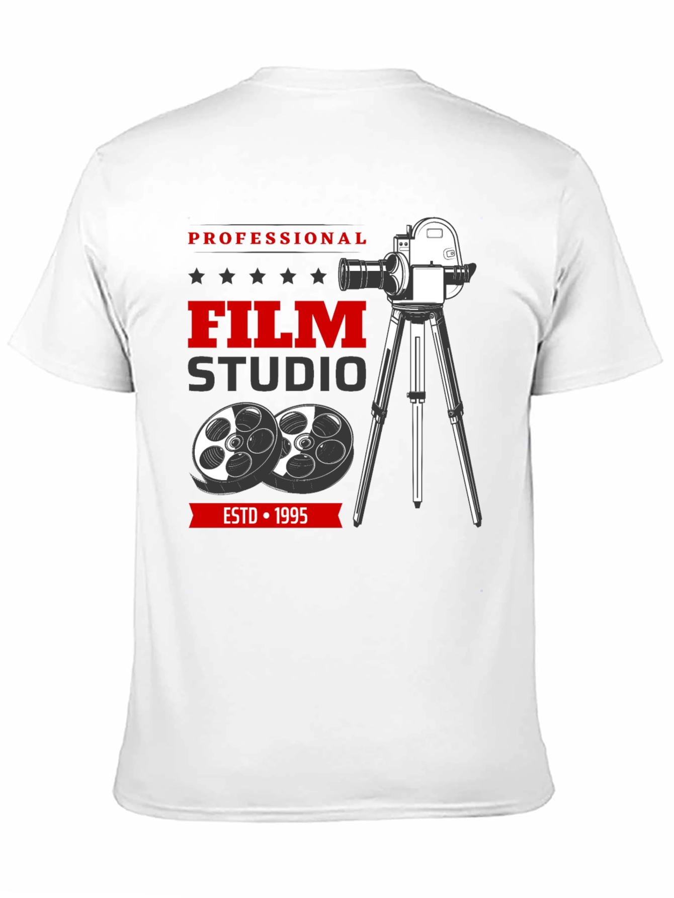 Black Professional Film Studio T-Shirt view 11