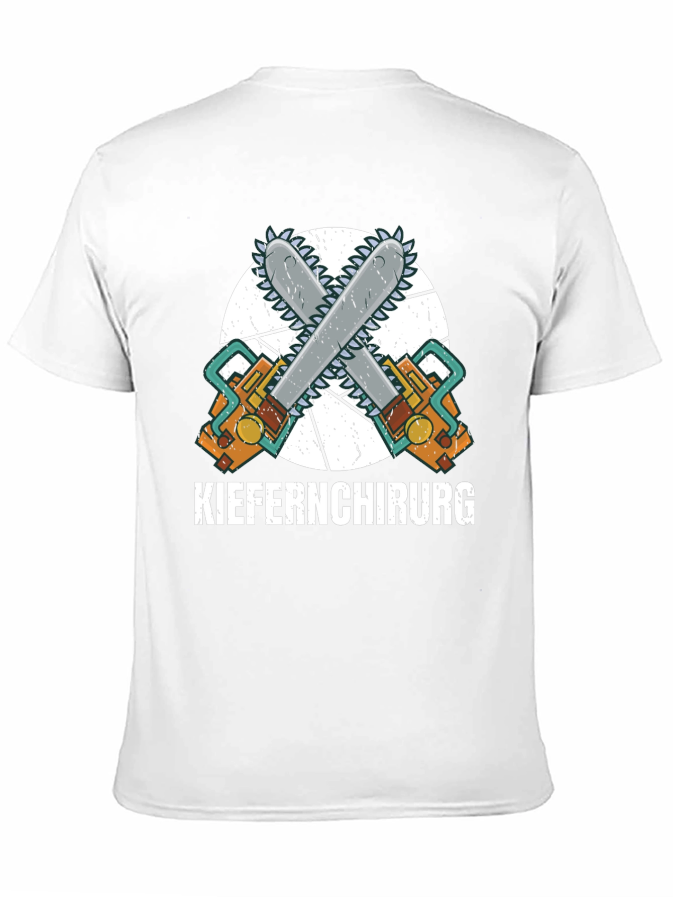 Black Kieferchirurg T-Shirt - Chainsaw Graphic view 11