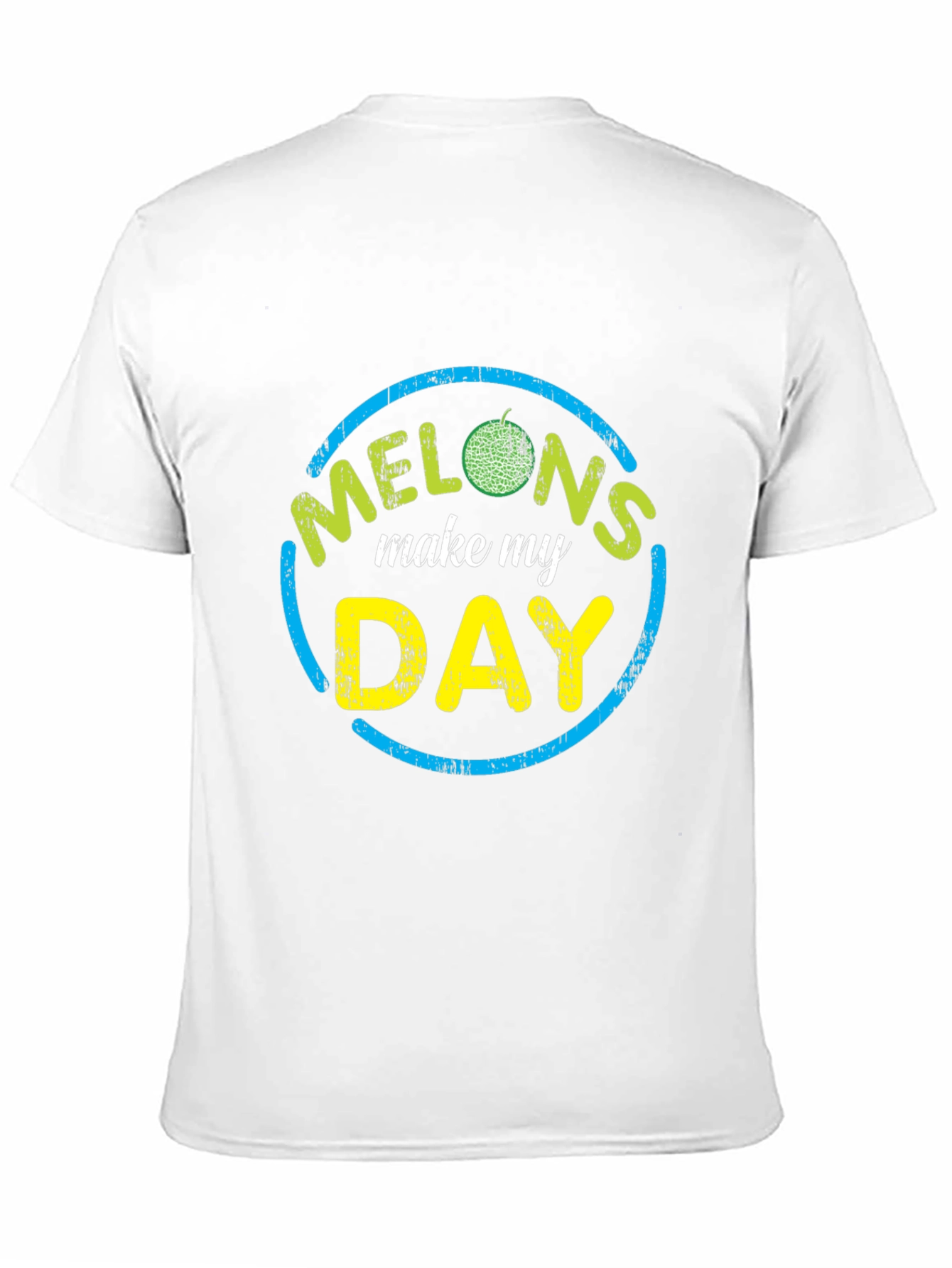 Black Melons Make My Day Graphic Tee - Novelty T-Shirt view 11