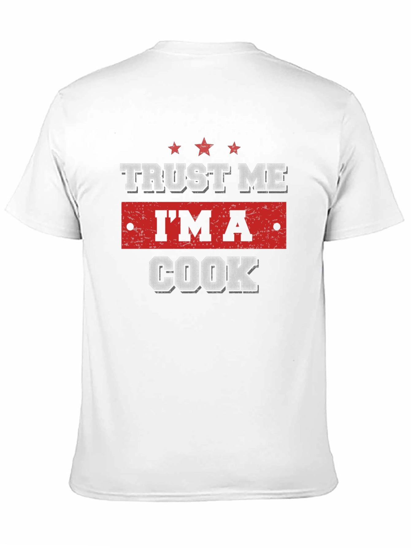 Black Trust Me I'm A Cook T-Shirt view 11