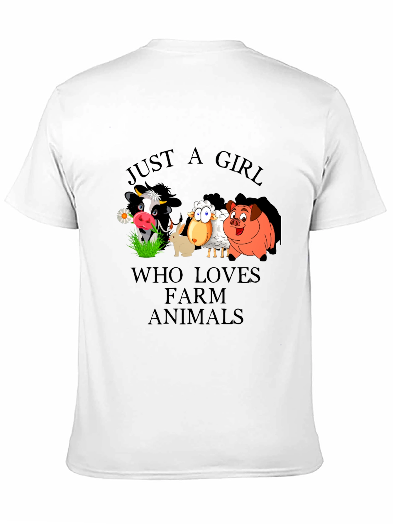 Black Farm Animal Lover Graphic T-Shirt view 11