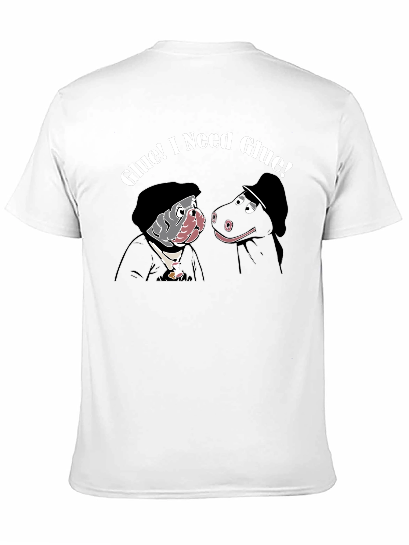 Black Glue! I Need Glue! Black T-Shirt view 11