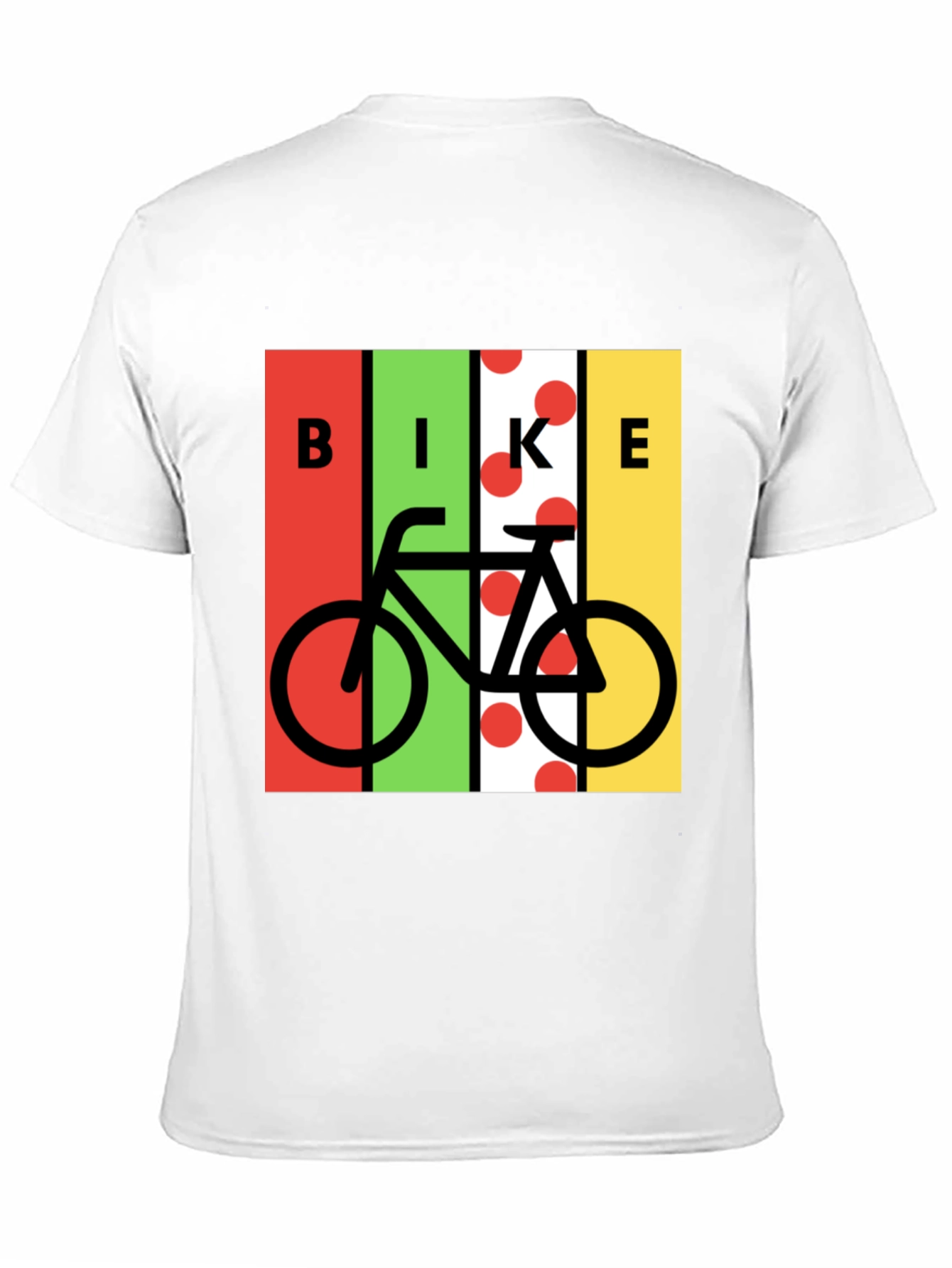 Black Bike Graphic Tee - Black Cotton Blend view 11