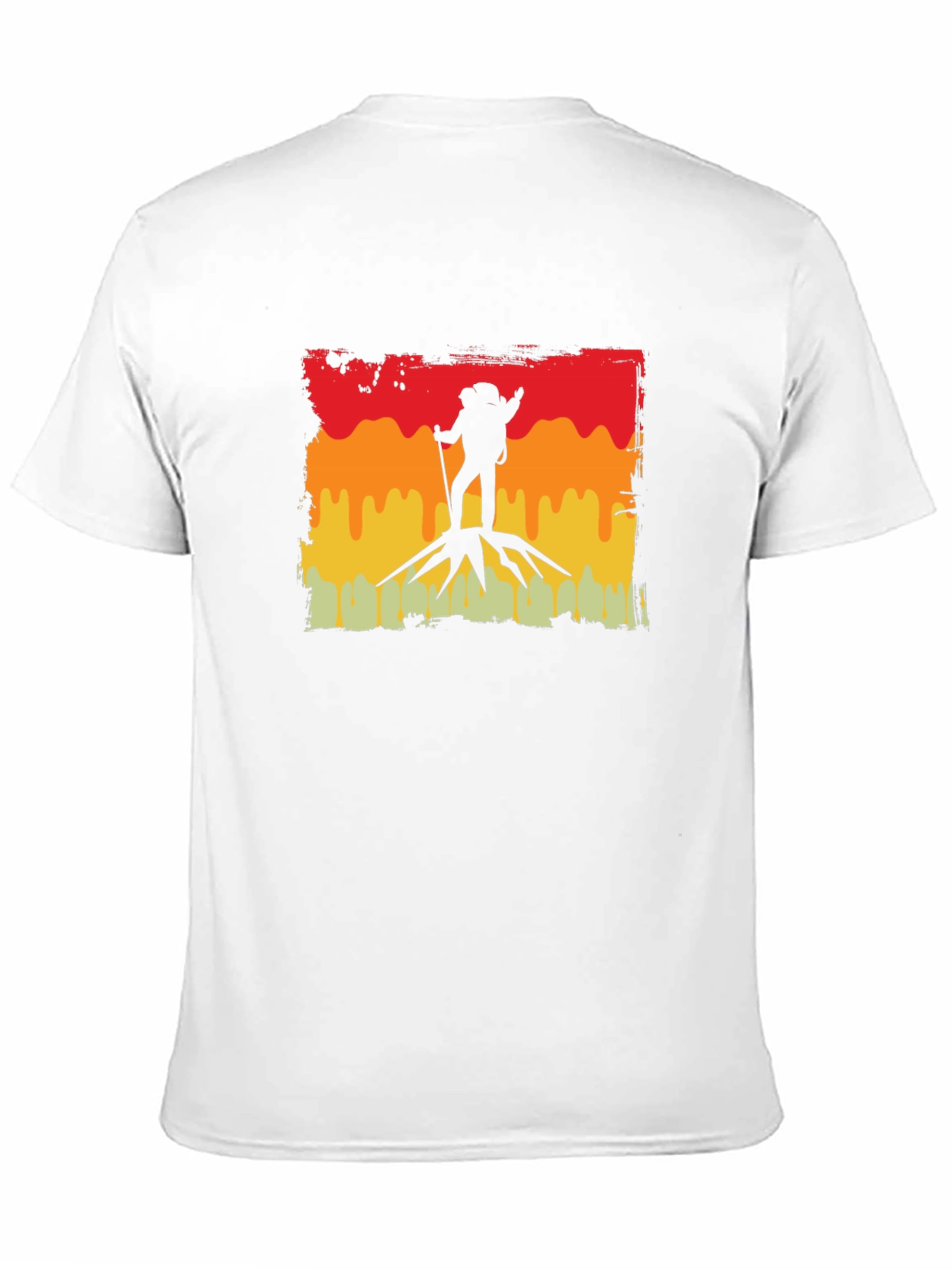 Black Hiking Silhouette Graphic Tee - Adventure Awaits view 11