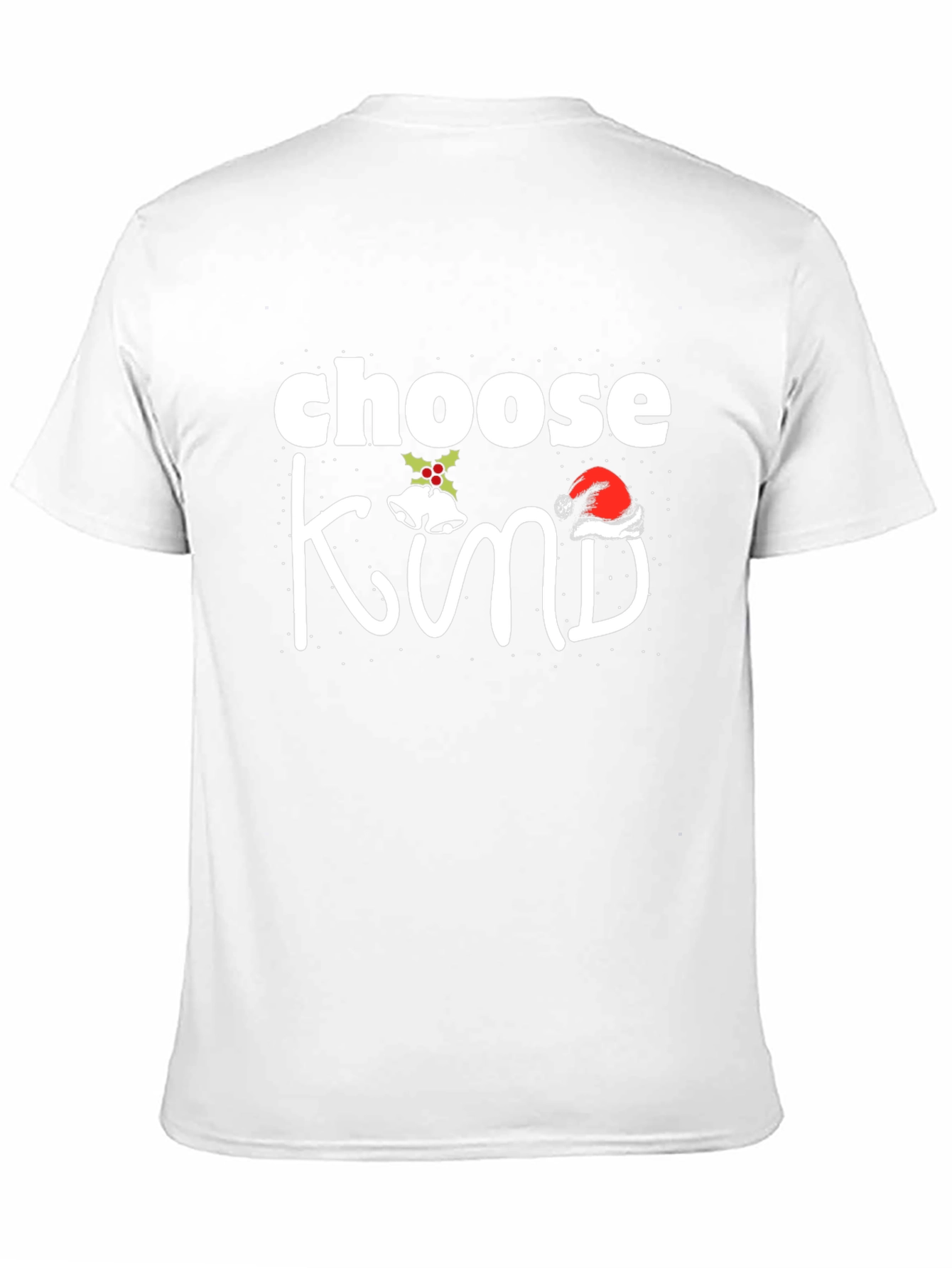 Black Choose Kind Christmas T-Shirt view 11