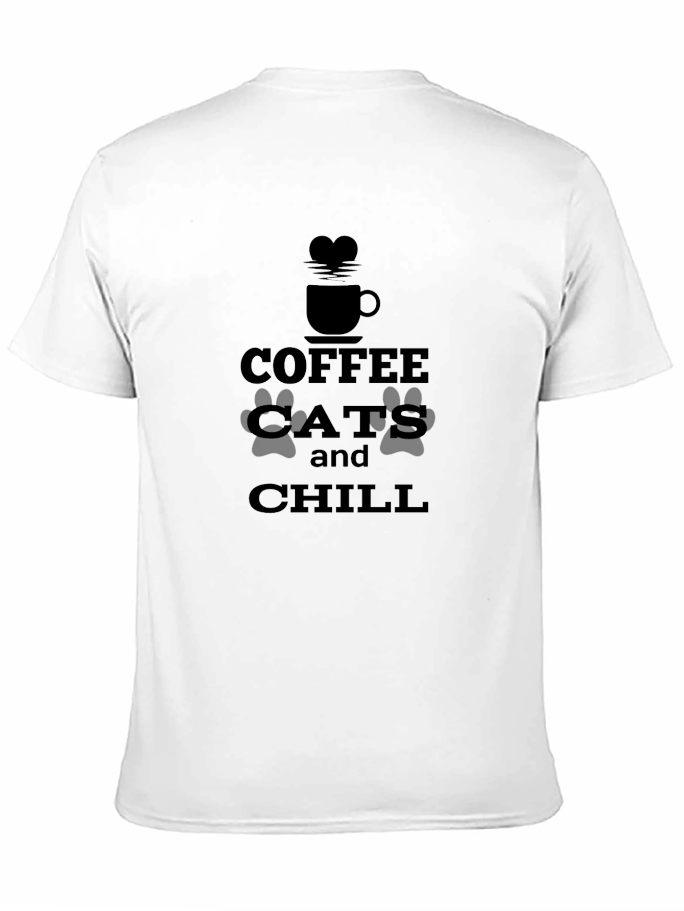 Black Coffee Cats & Chill Graphic Tee - Relaxed Fit view 11