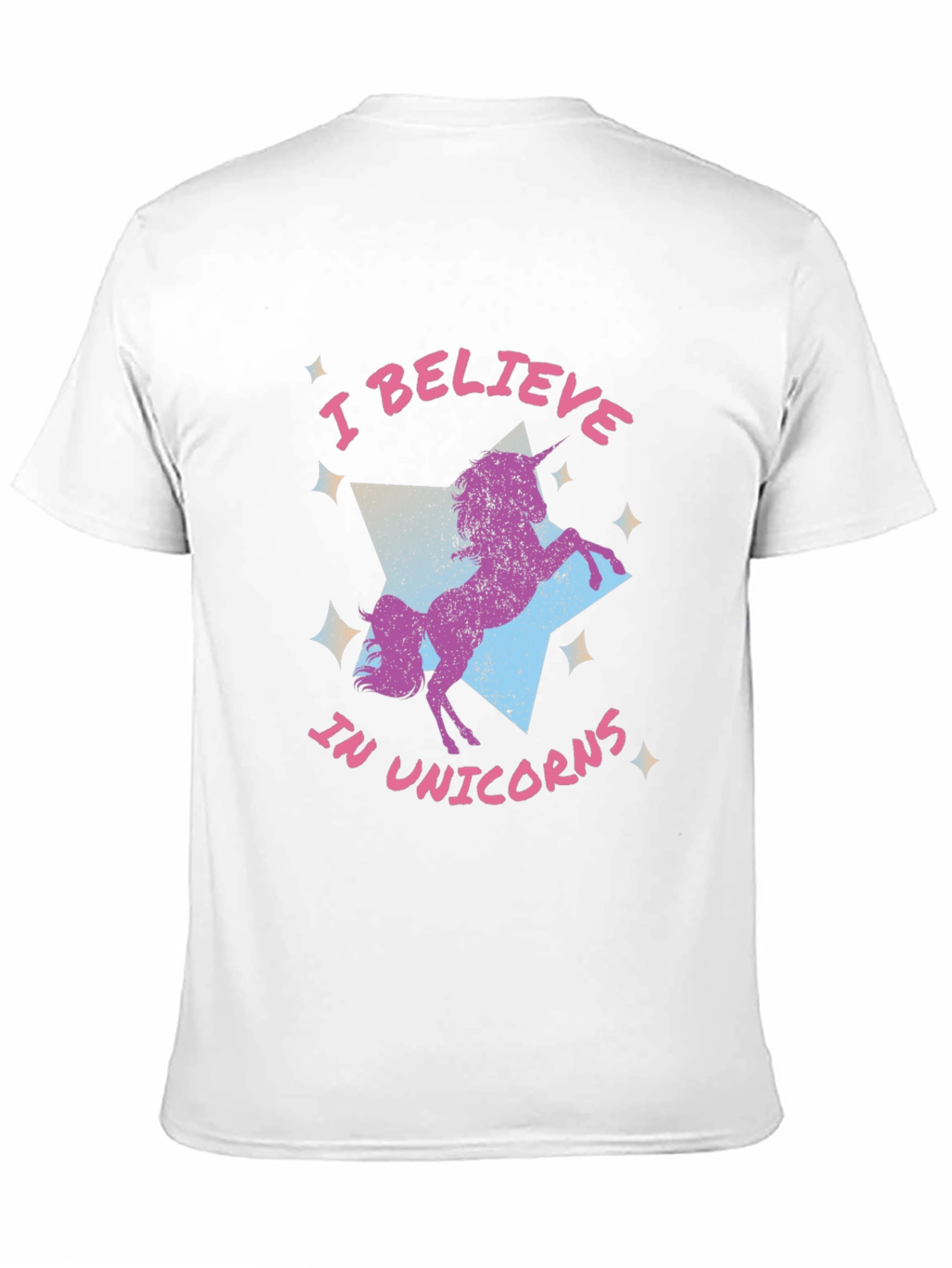 Black I Believe In Unicorns Graphic Tee view 11