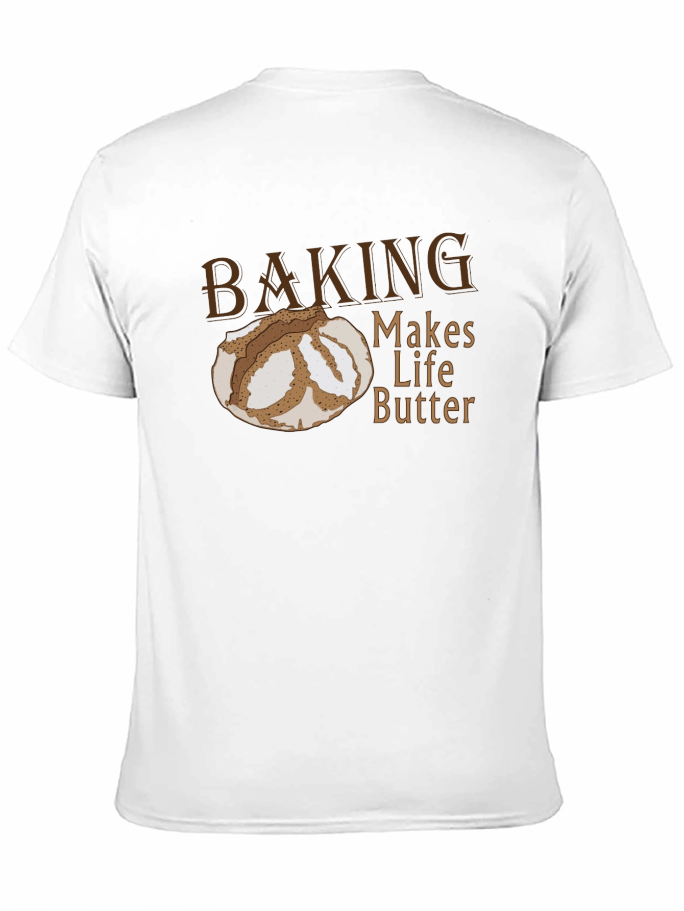 Black Baking Makes Life Butter Funny T-Shirt view 11