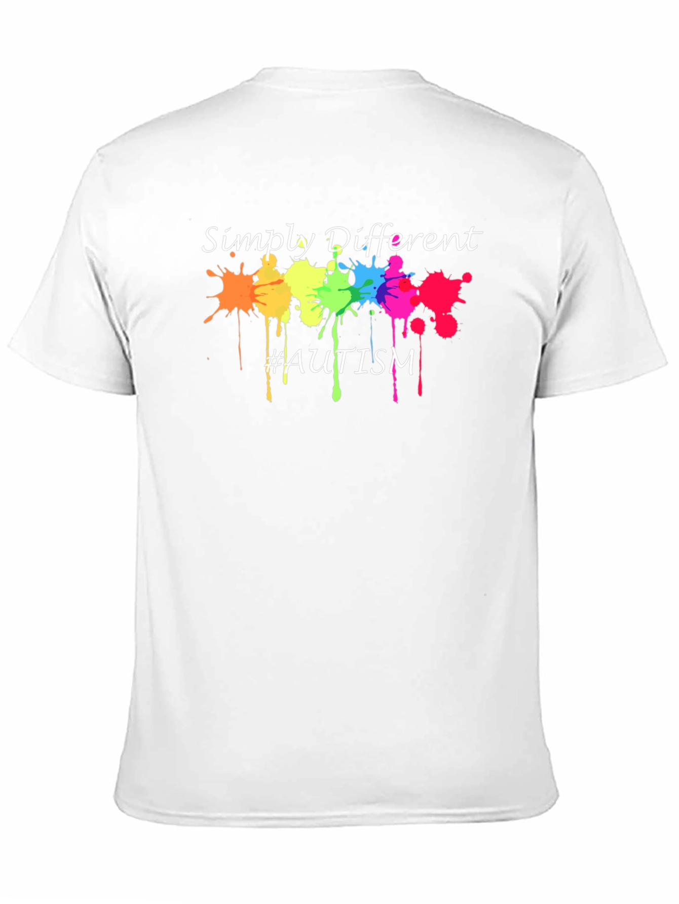 Black Simply Different Autism Awareness T-Shirt view 11