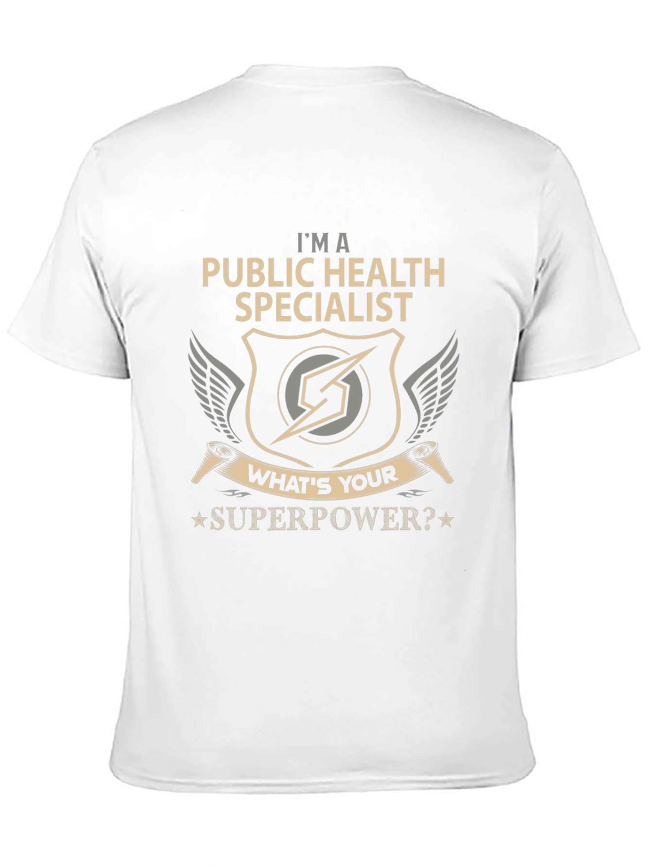 Black Public Health Specialist T-Shirt - What's Your Superpower? view 11