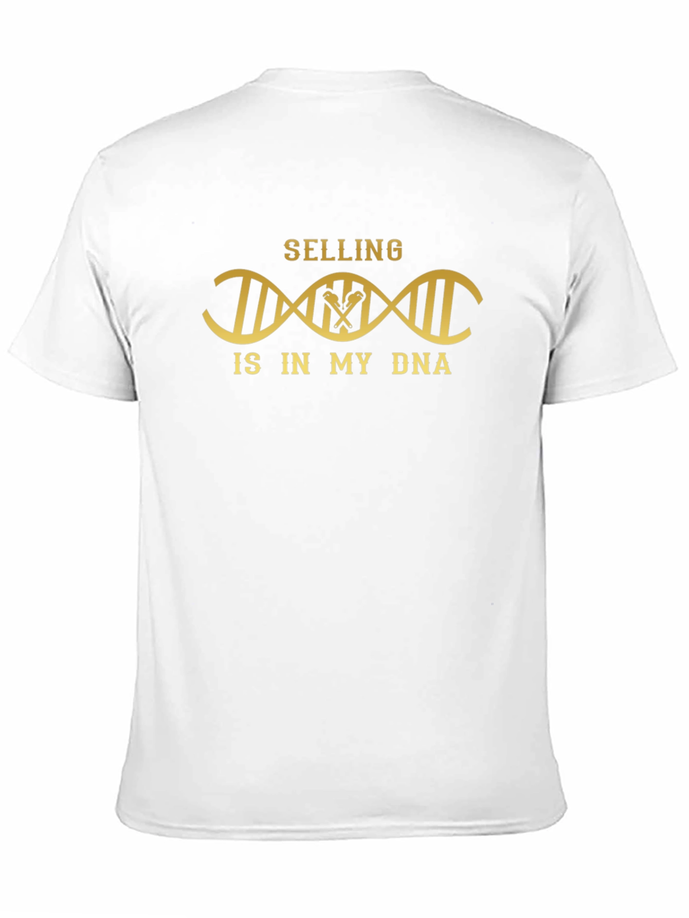 Black Selling DNA T-Shirt - Black Crew Neck view 11