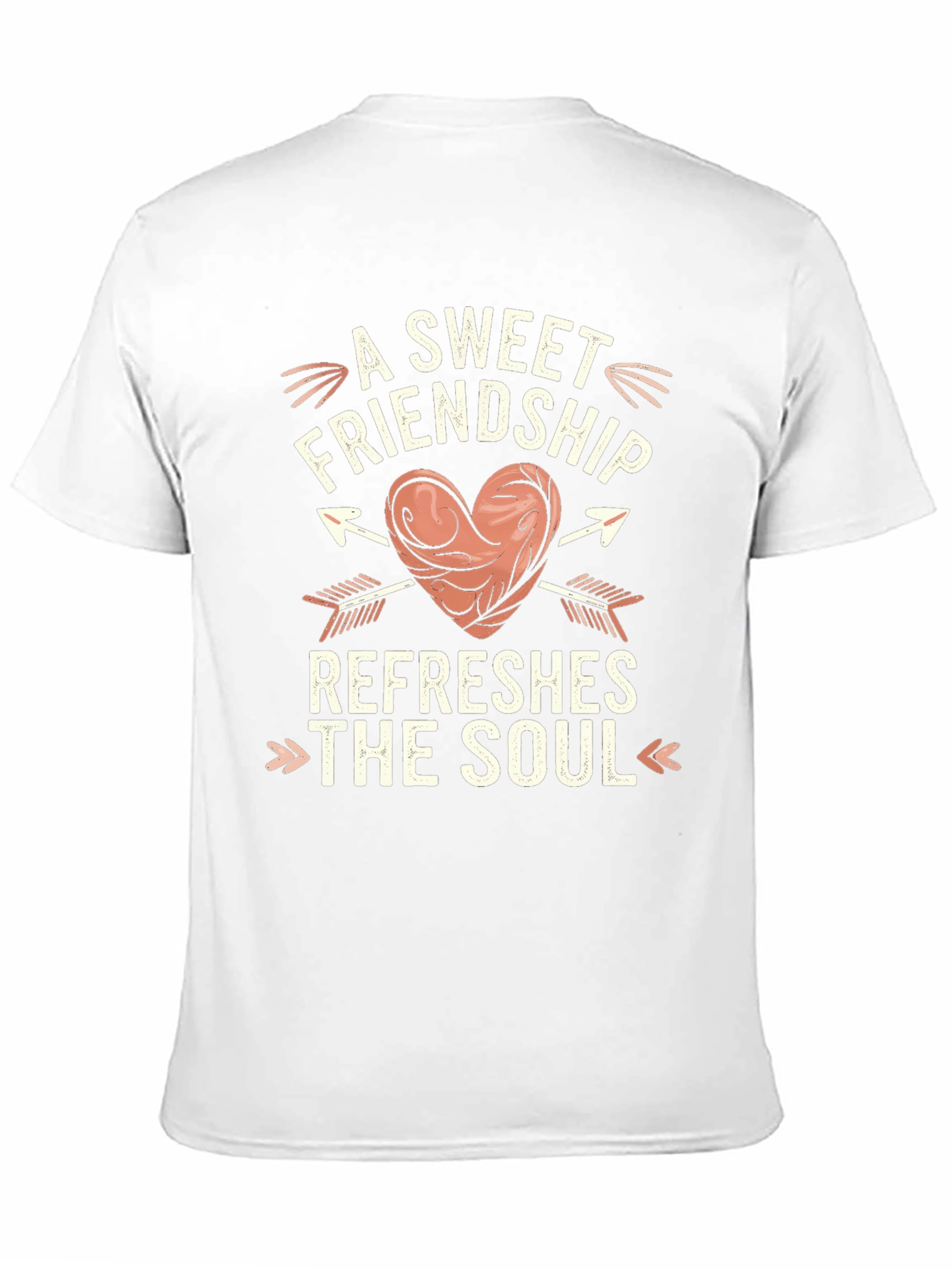Black Sweet Friendship Heart Graphic Tee view 11