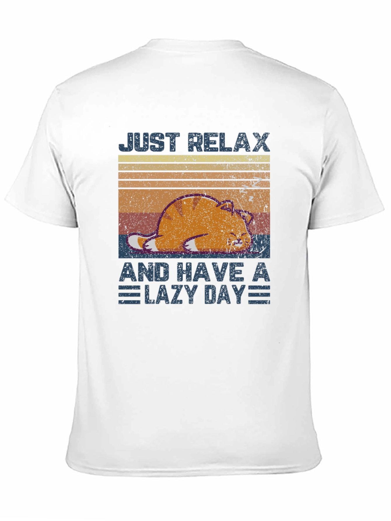 Black Just Relax Lazy Day T-Shirt view 11