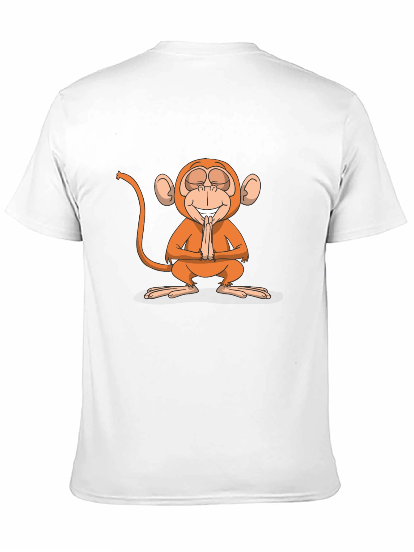Black Zen Monkey Graphic Tee - Black Unisex T-Shirt view 11