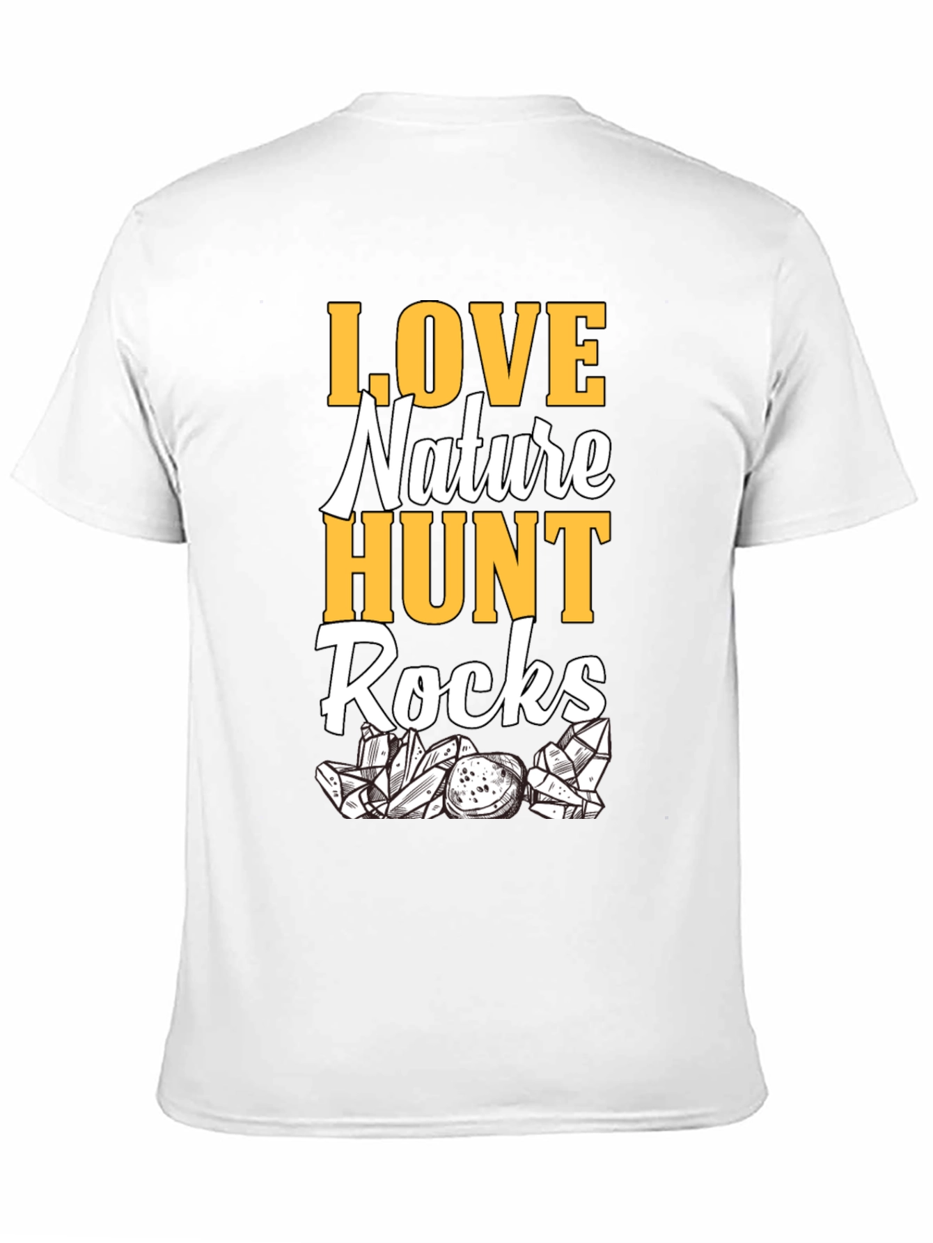 Love Nature Hunt Rocks Graphic T-Shirt - 11
