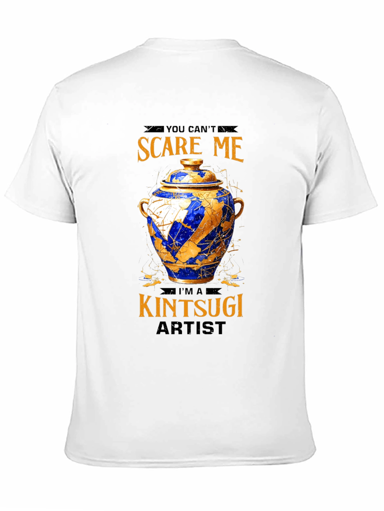 Black Kintsugi Artist Graphic T-Shirt view 11