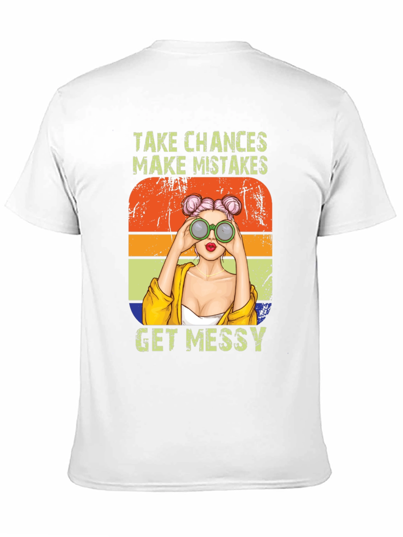 Black Take Chances Graphic T-Shirt view 11