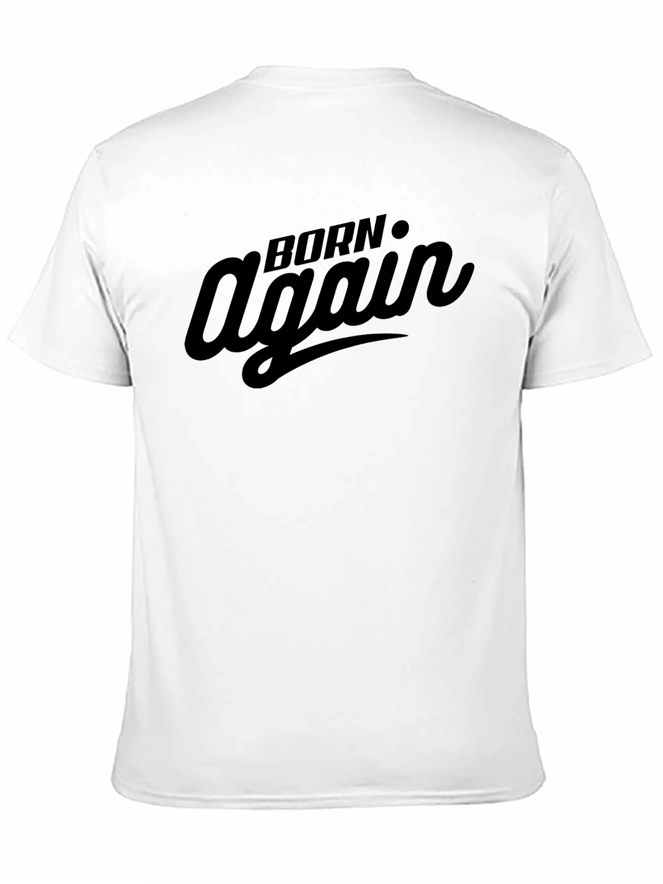 Black Born Again Graphic Tee - Classic Black T-Shirt view 11