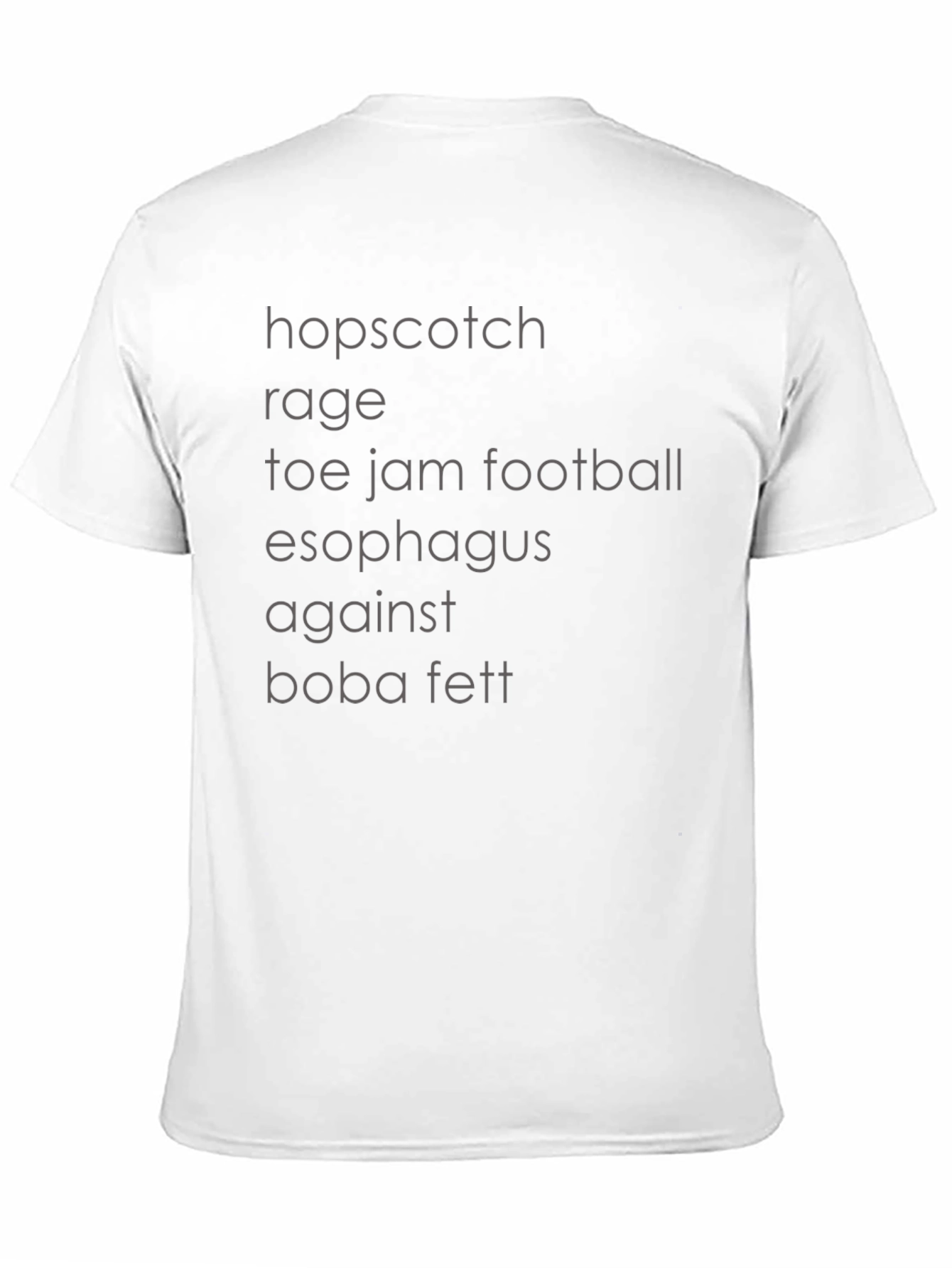 Black Humorous Wordplay T-Shirt - Boba Fett view 11