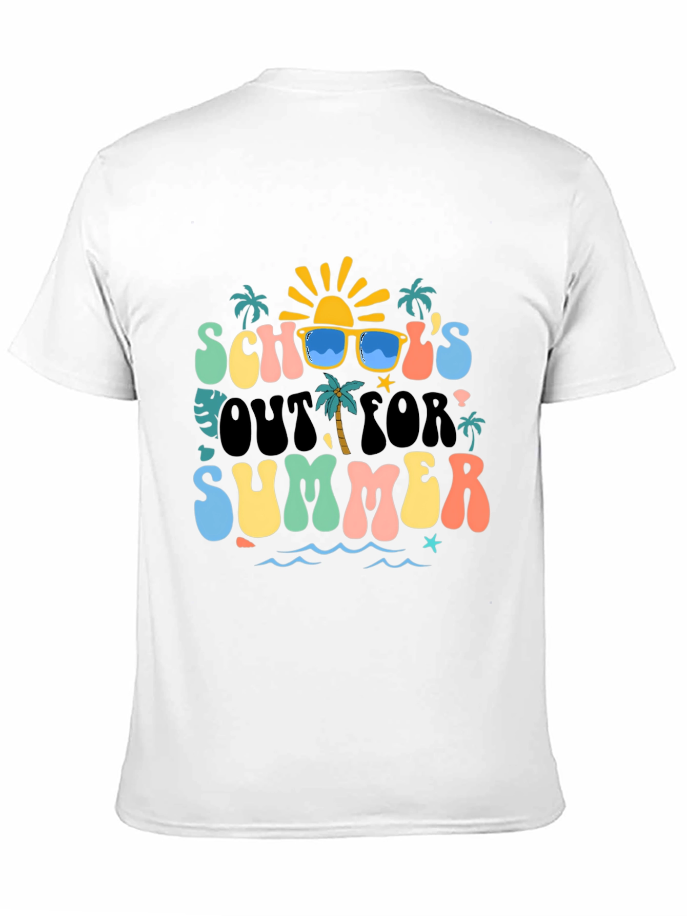 Black School's Out for Summer T-Shirt view 11
