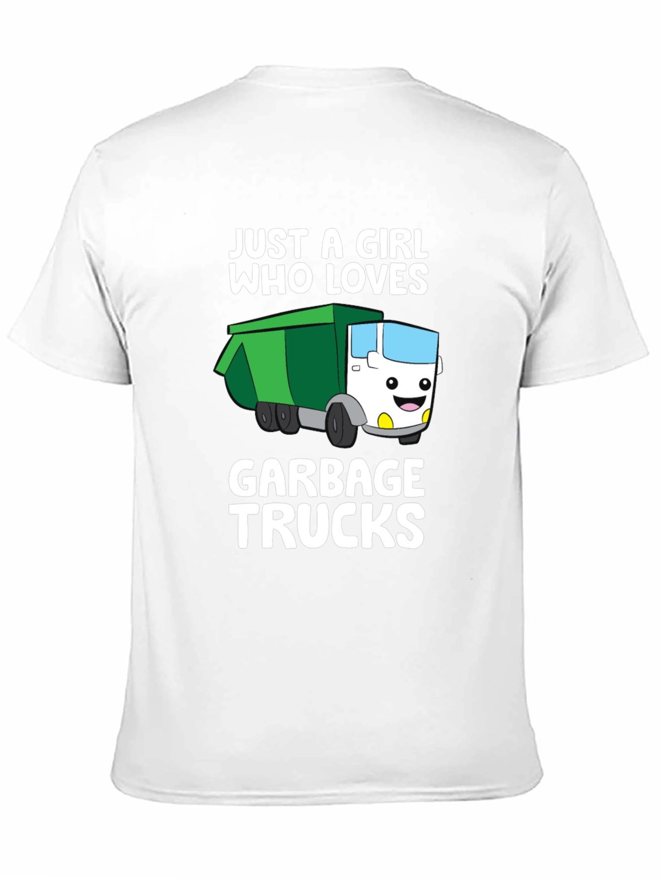 Black Girl Who Loves Garbage Trucks T-Shirt view 11