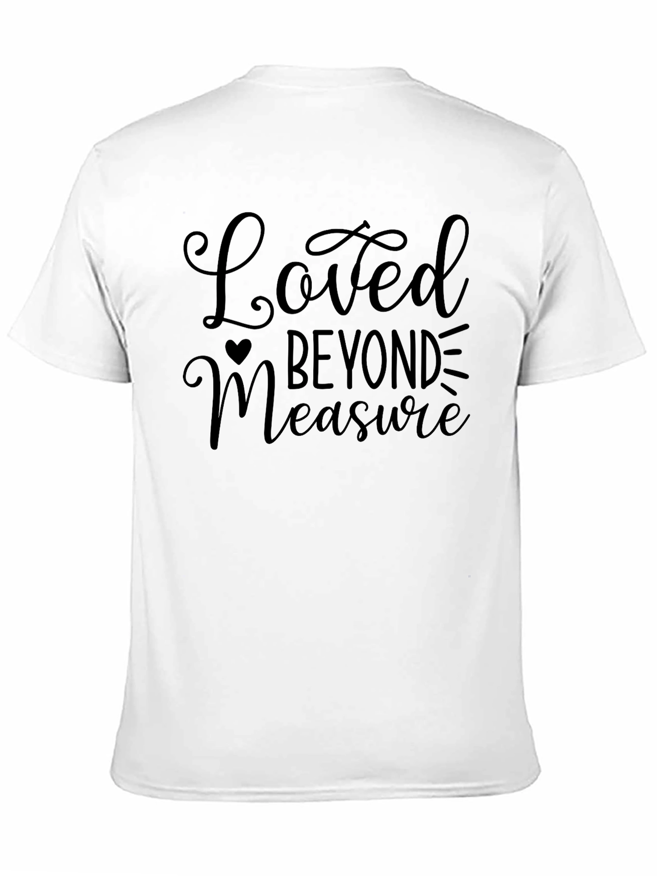 Black Loved Beyond Measure Graphic Tee - Black view 11
