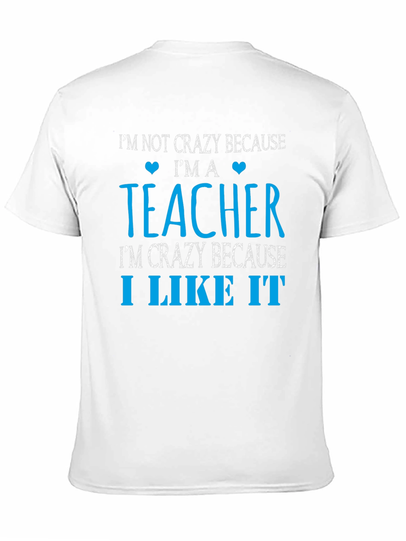 Black Funny Teacher Crazy Like It T-Shirt view 11