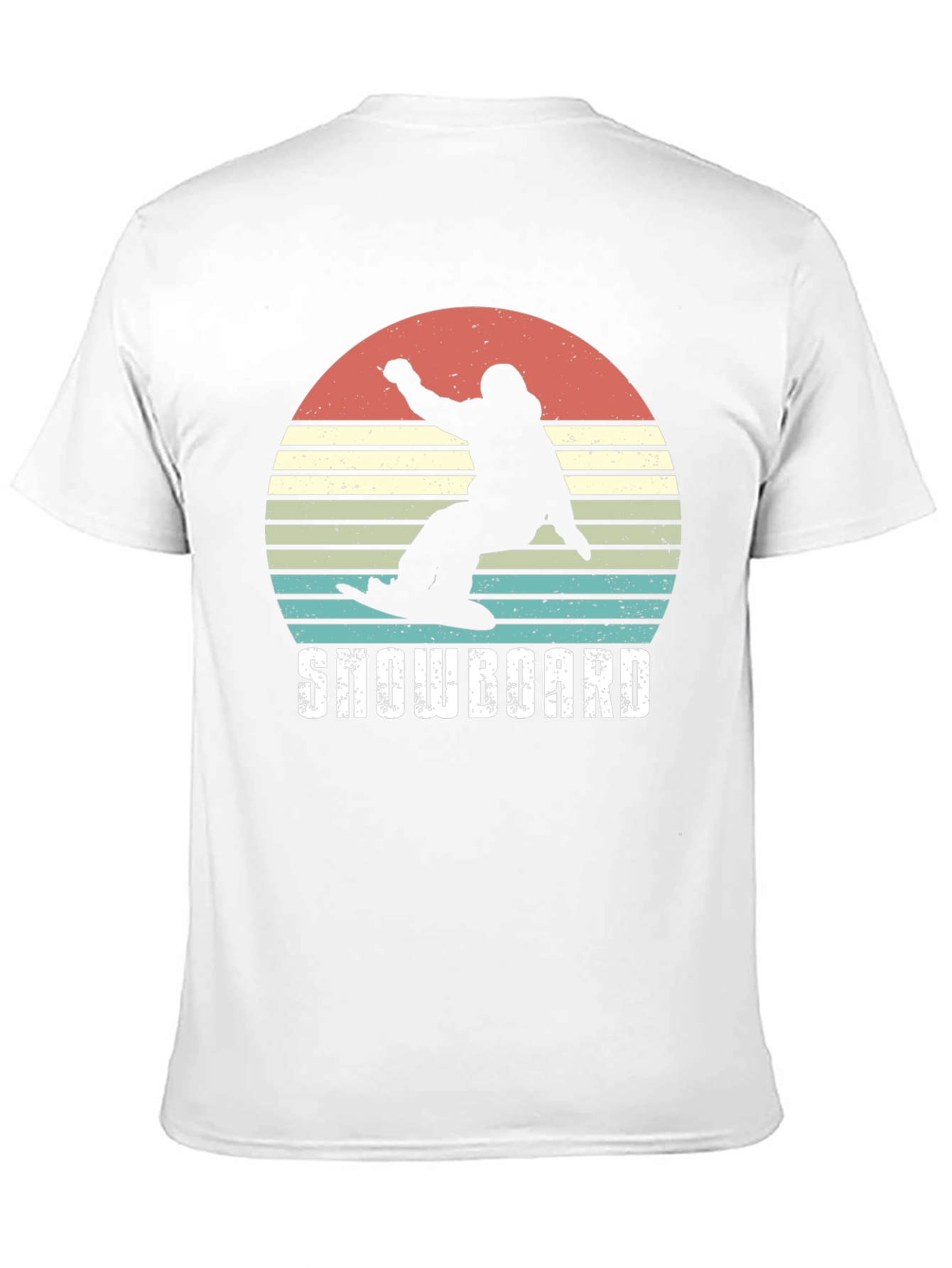 Black Snowboard Retro Graphic Tee view 11