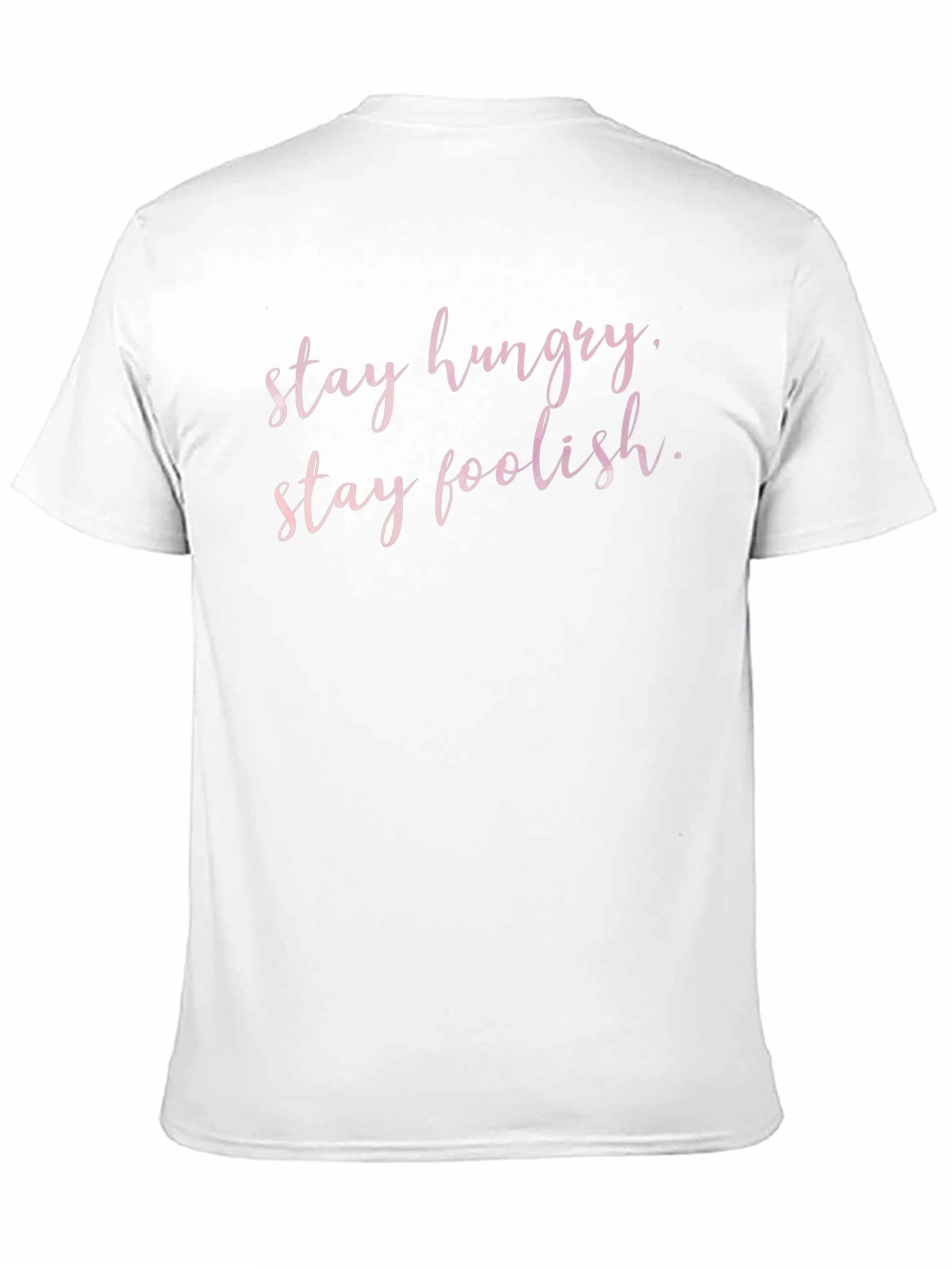 Black Stay Hungry Stay Foolish Graphic Tee - Black T-Shirt view 11