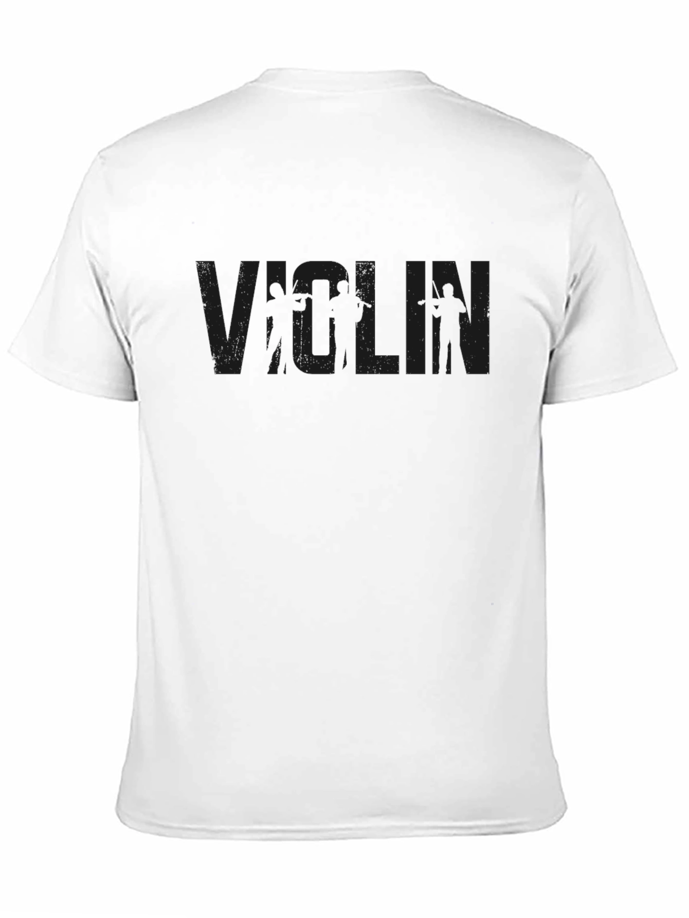 Black Black Violin T-Shirt - Musical Instrument Graphic Tee view 11