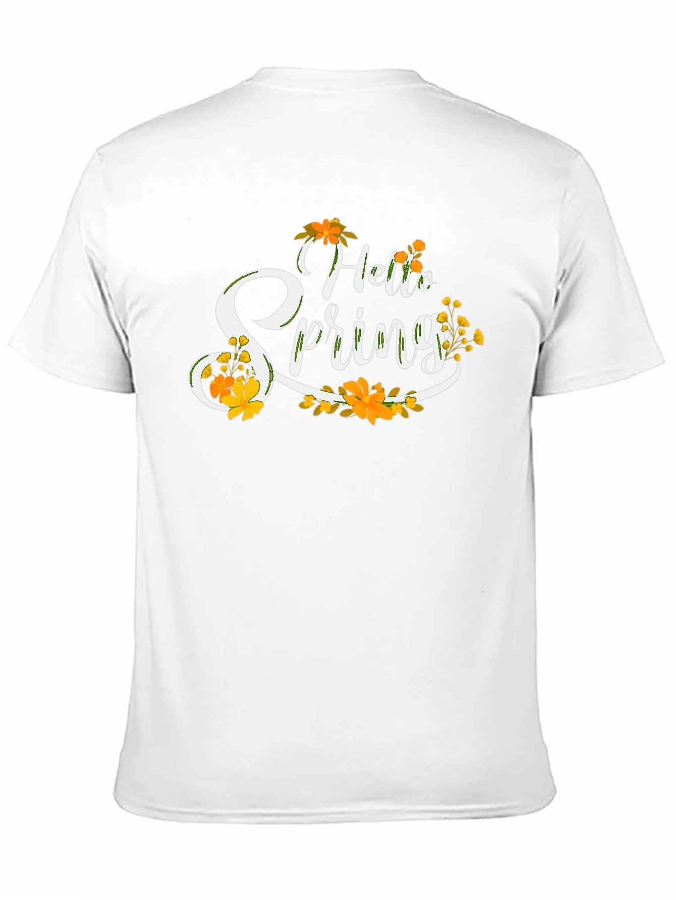 Black Hello Spring Floral T-Shirt - Black view 11