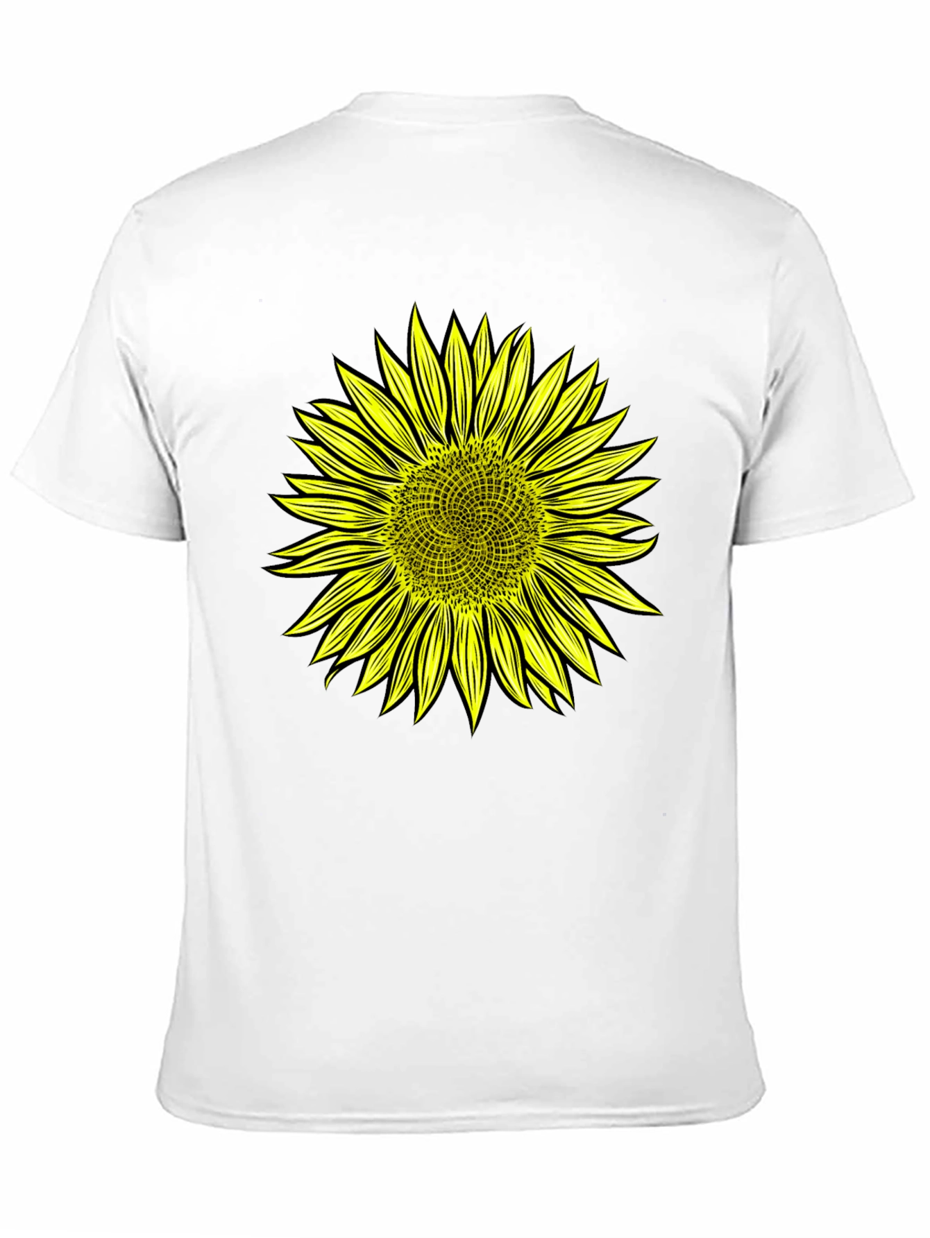Black Sunflower Graphic Black T-Shirt view 11