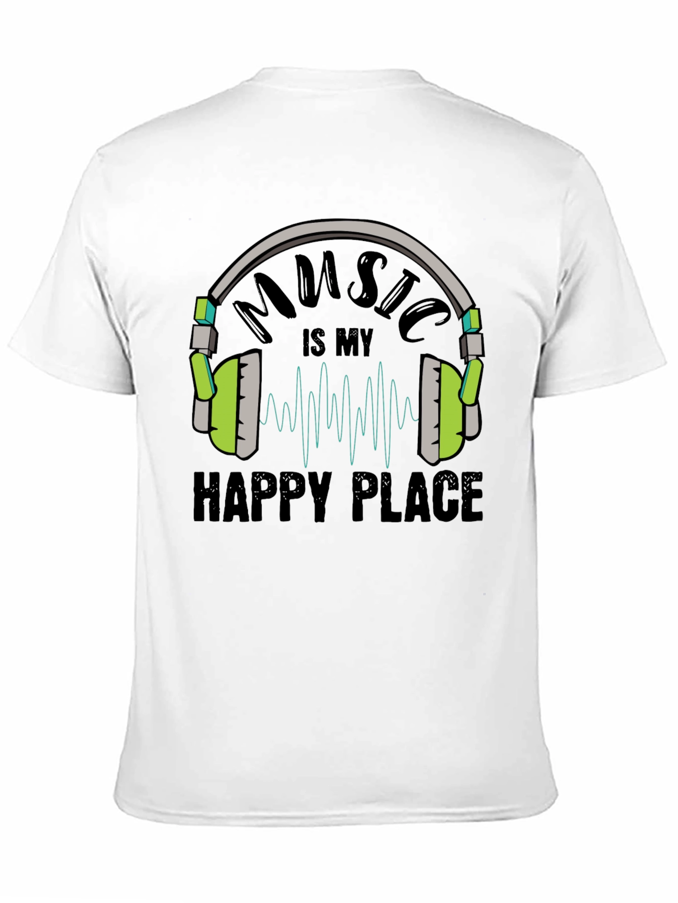 Black Music is My Happy Place T-Shirt view 11