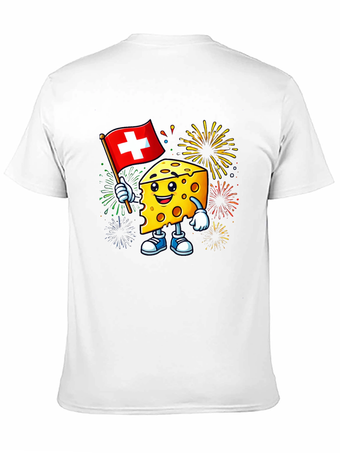 Black Swiss Cheese Celebration T-Shirt view 11