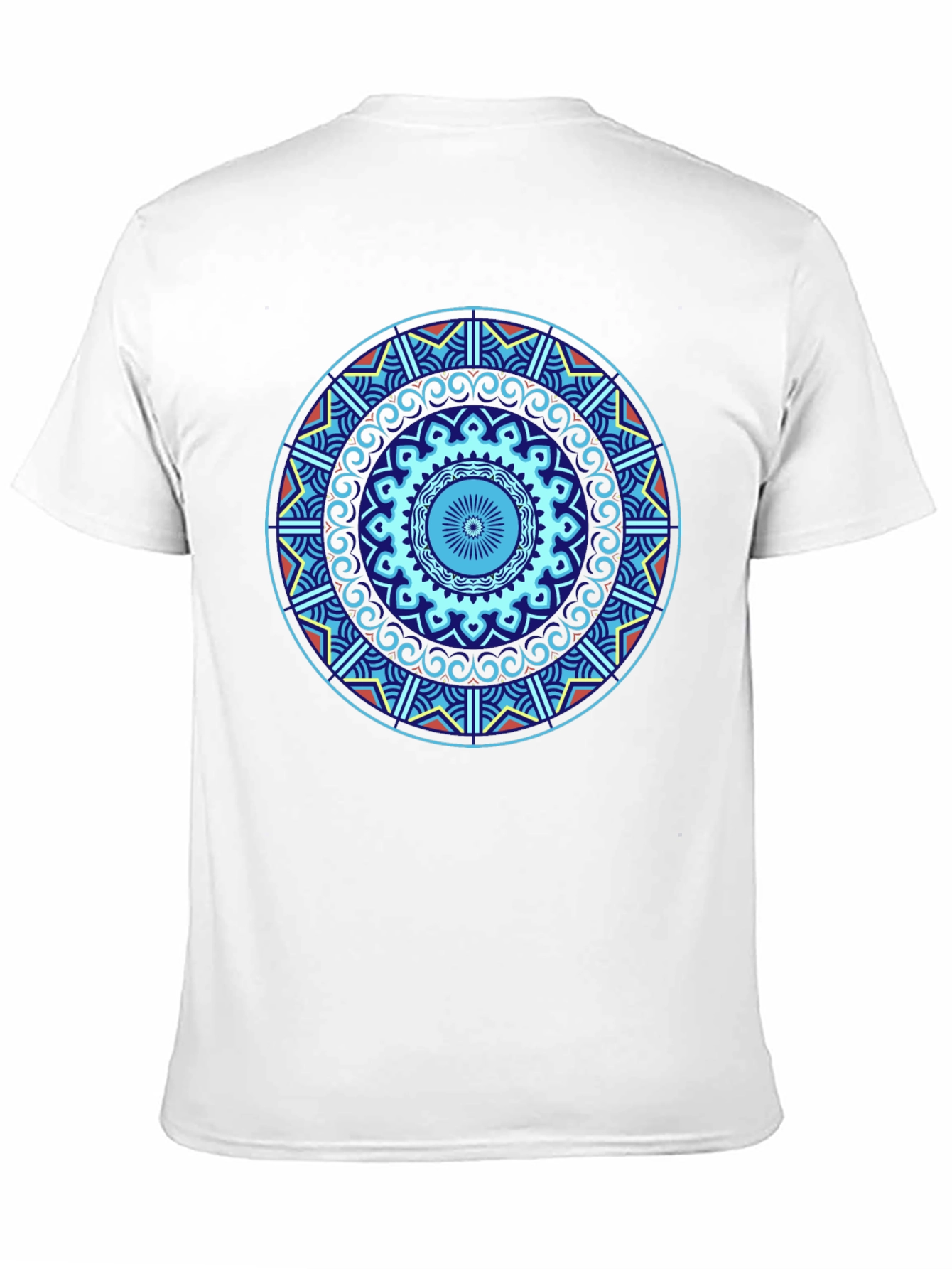 Black Mandala Graphic Tee - Unique Geometric Design view 11