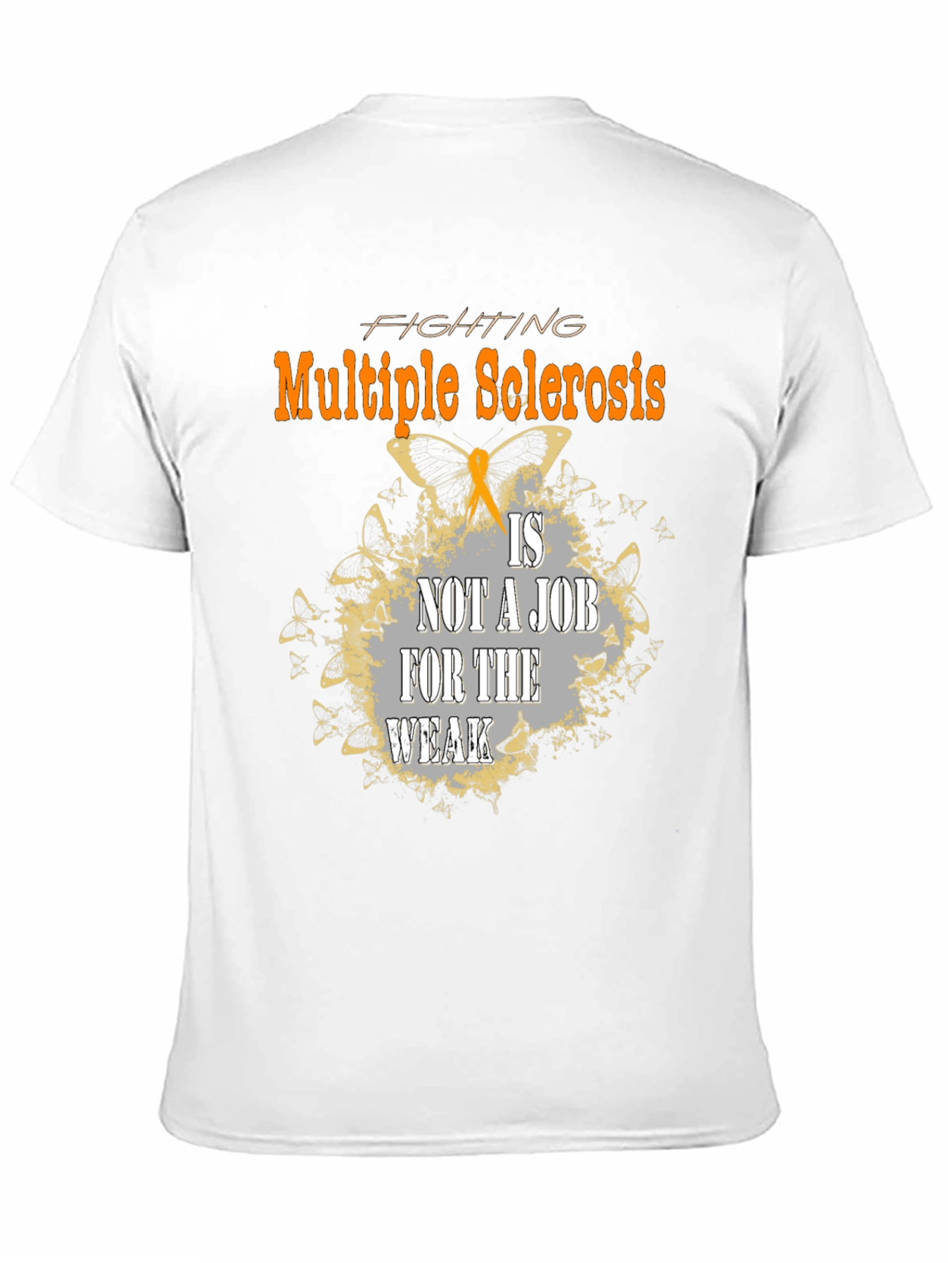 Black Multiple Sclerosis Awareness T-Shirt view 11
