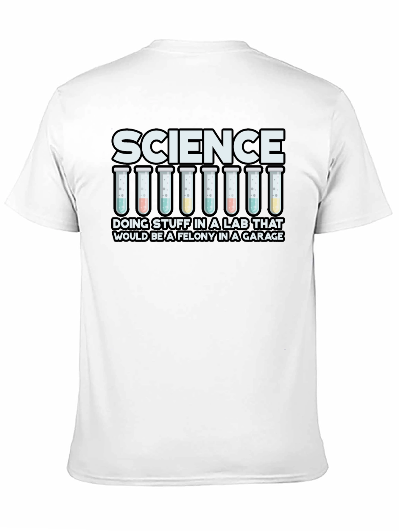 Black Science Lab Funny T-Shirt view 11