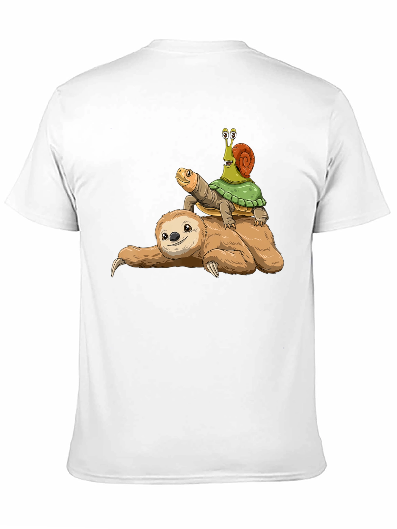 Black Sloth, Turtle, Snail T-Shirt - Slow Ride Funny Tee view 11