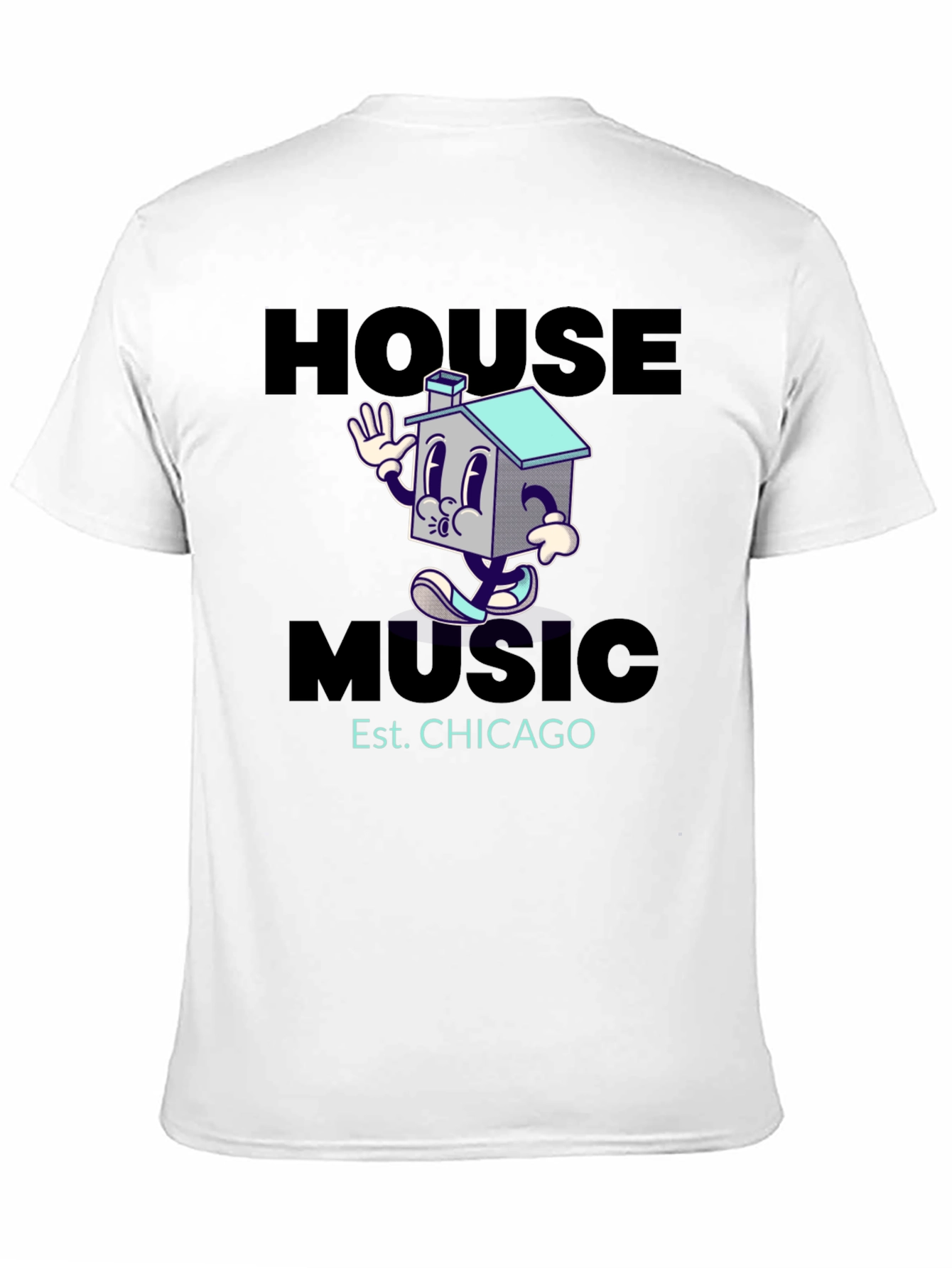 Black House Music Chicago Graphic T-Shirt view 11