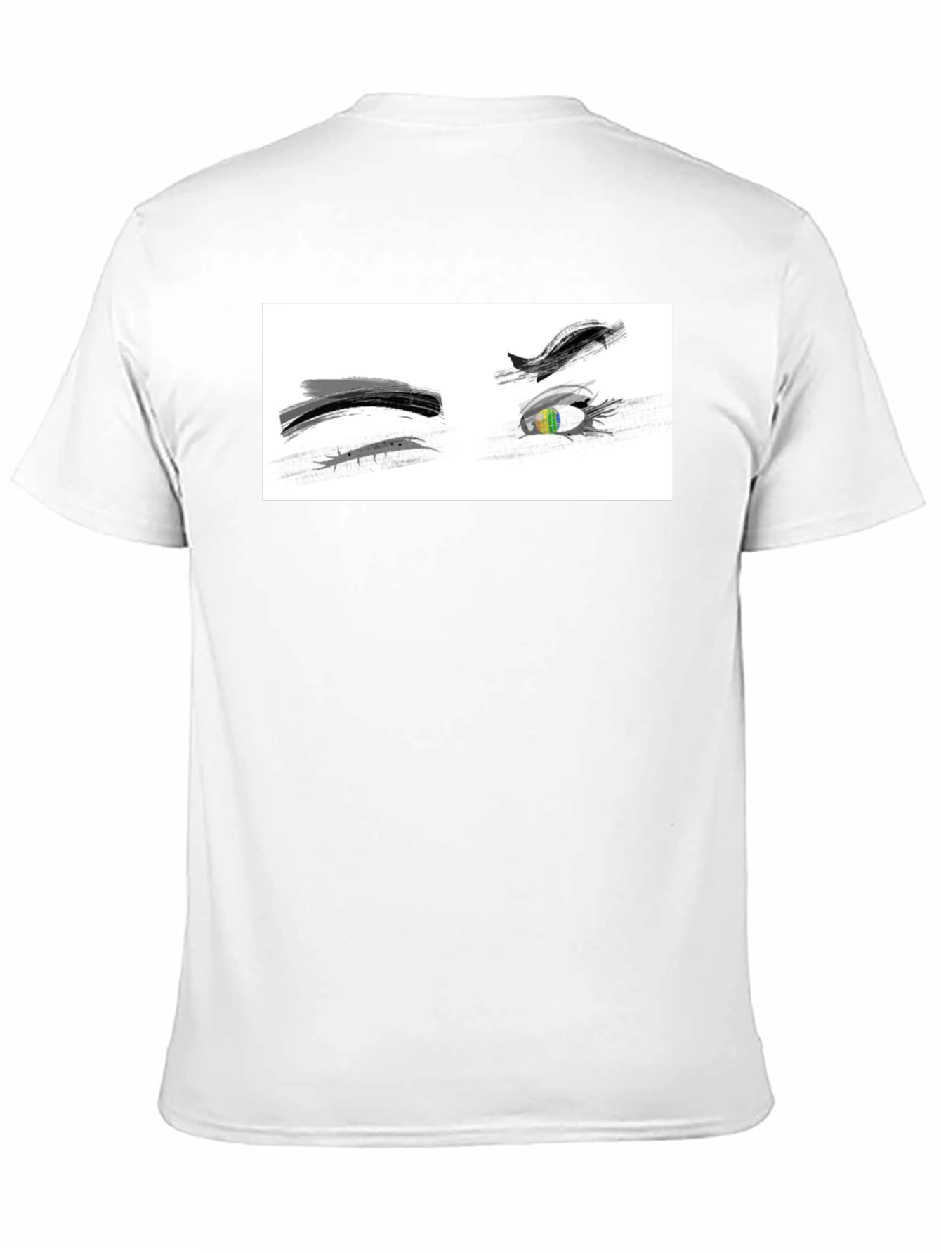 Black Eye Art Black Tee view 11