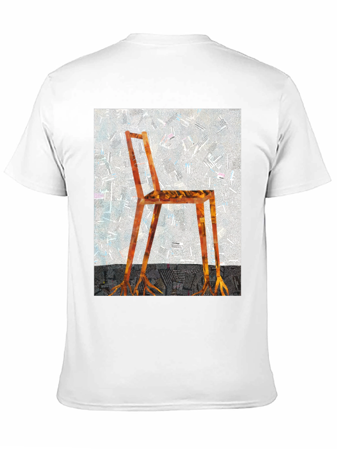 Black Artistic Chair Graphic Tee - Unique Design, Comfortable Fit view 11