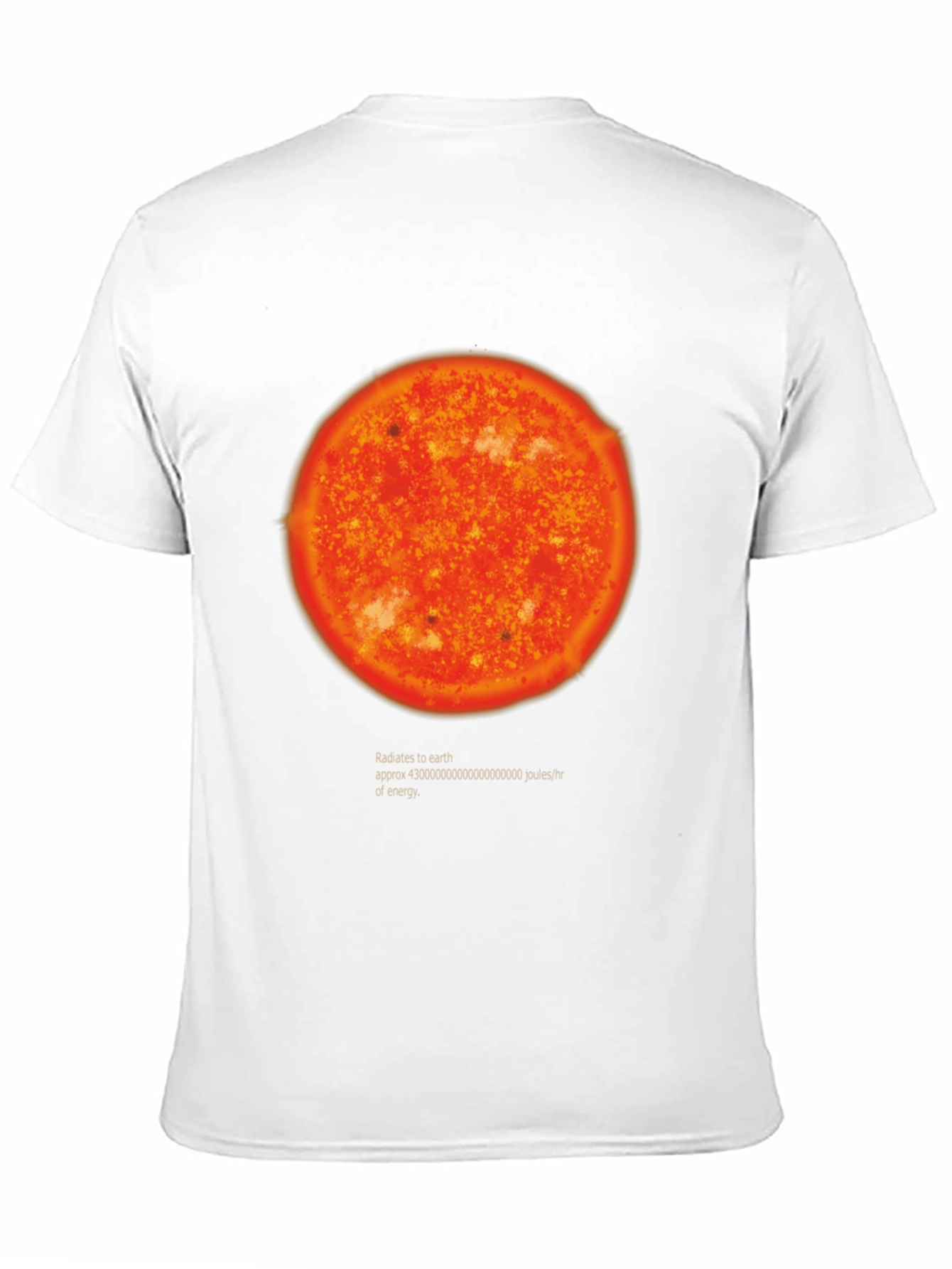 Black Radiates Energy T-Shirt - Black Graphic Tee view 11