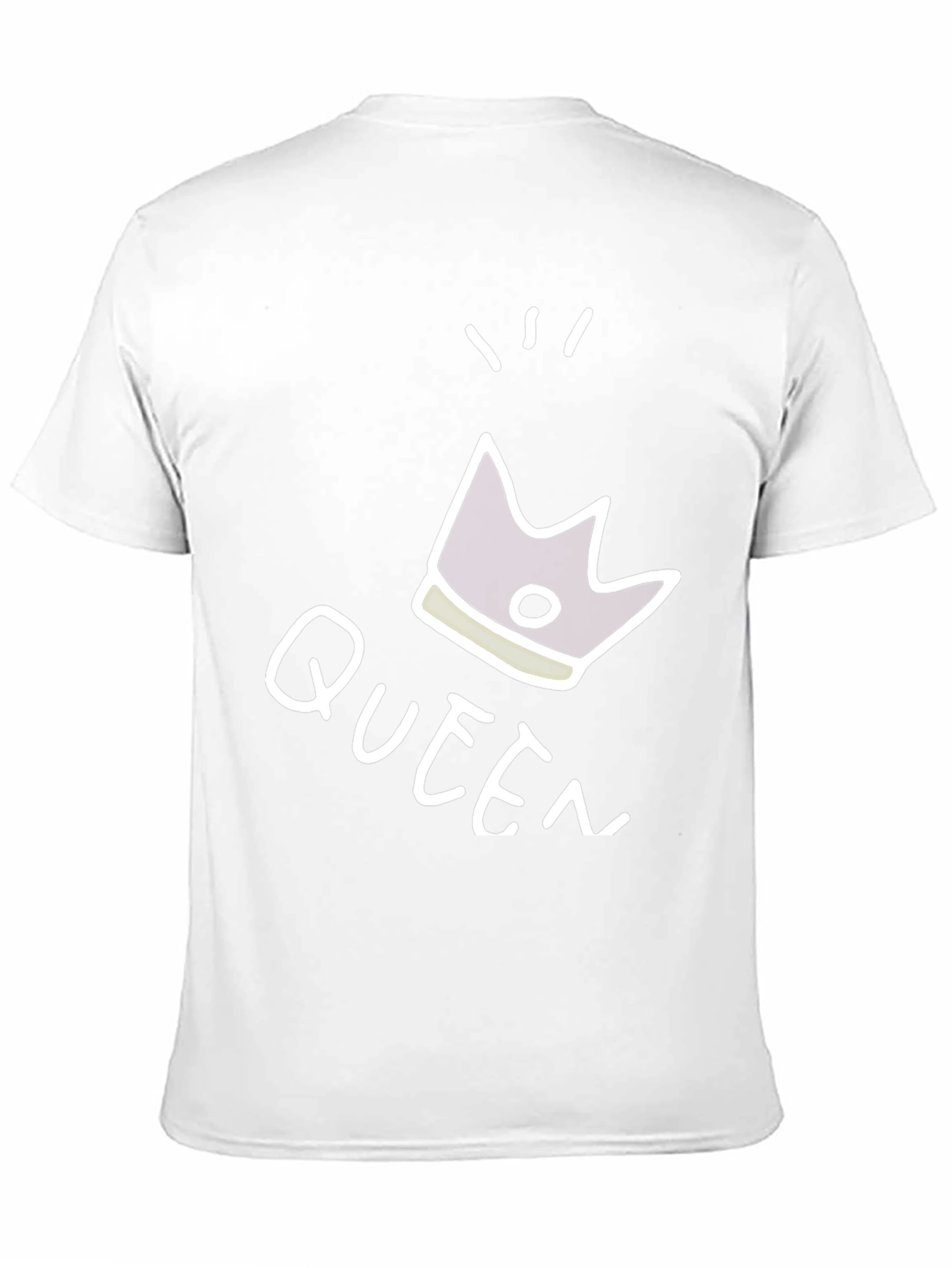 Black Queen Crown Graphic Black T-Shirt view 11
