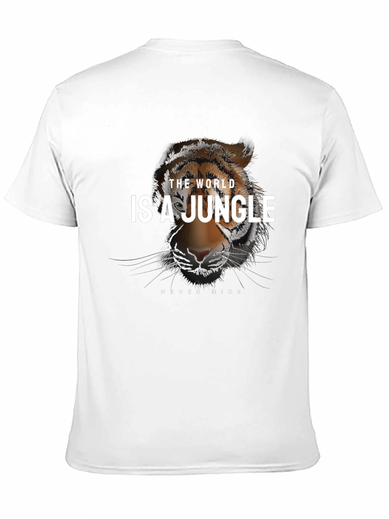 Black The World is a Jungle Graphic T-Shirt - Black view 11